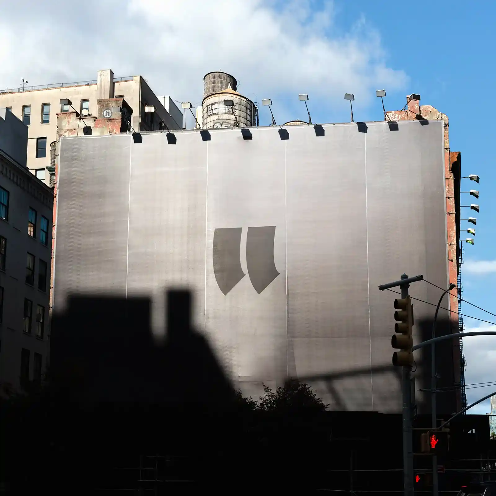 Banner mockup in New York, United States