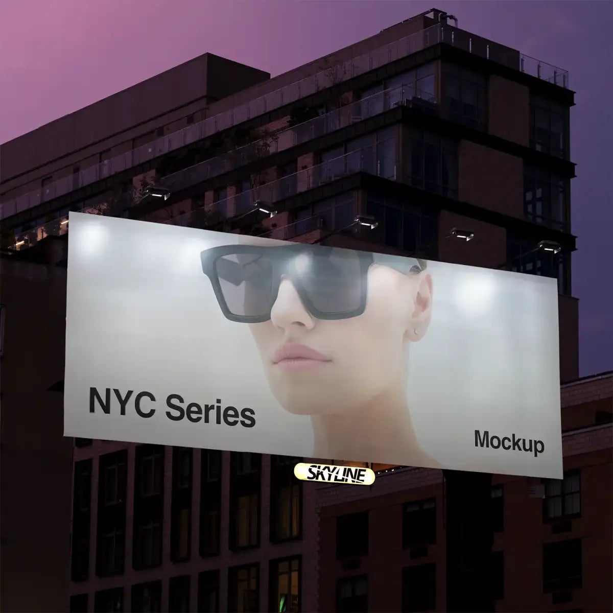 Billboard mockup in Soho in New York