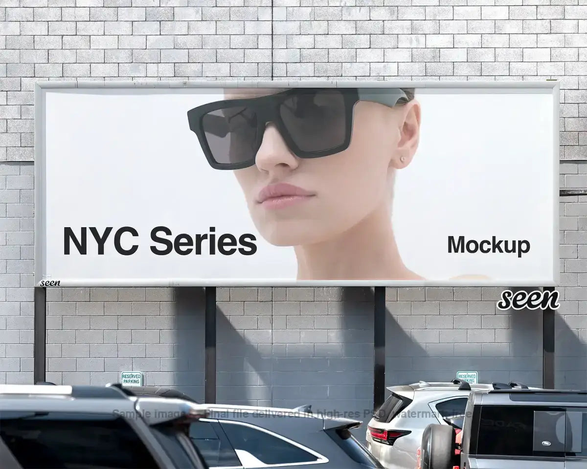 Billboard mockup on Times Square in New York