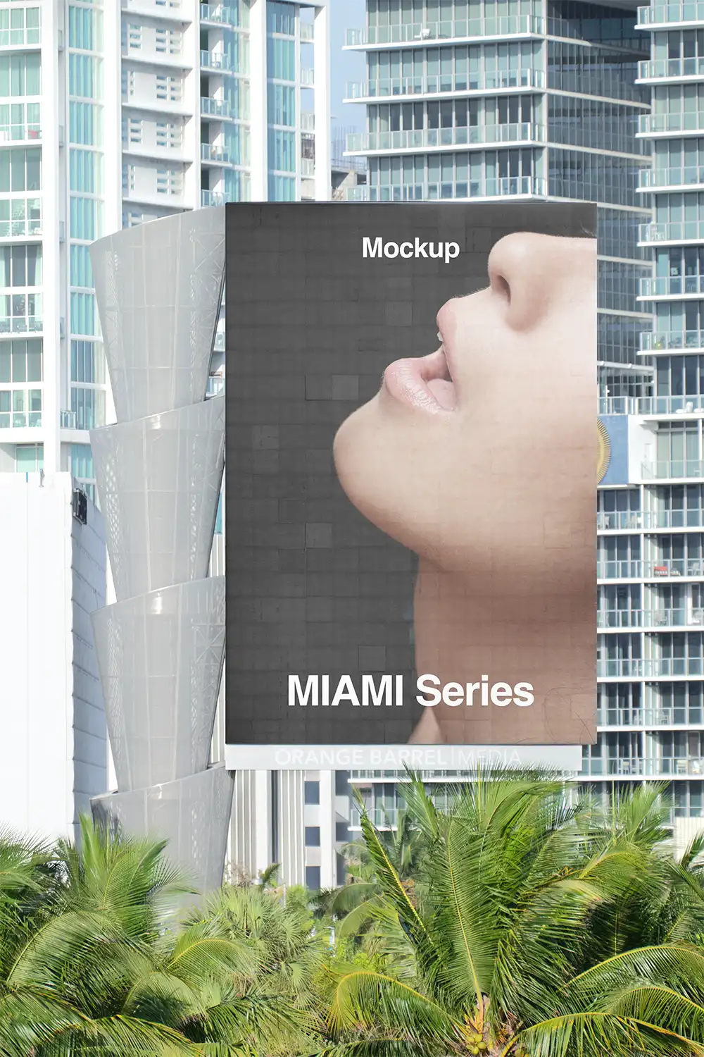billboard mockup in Miami