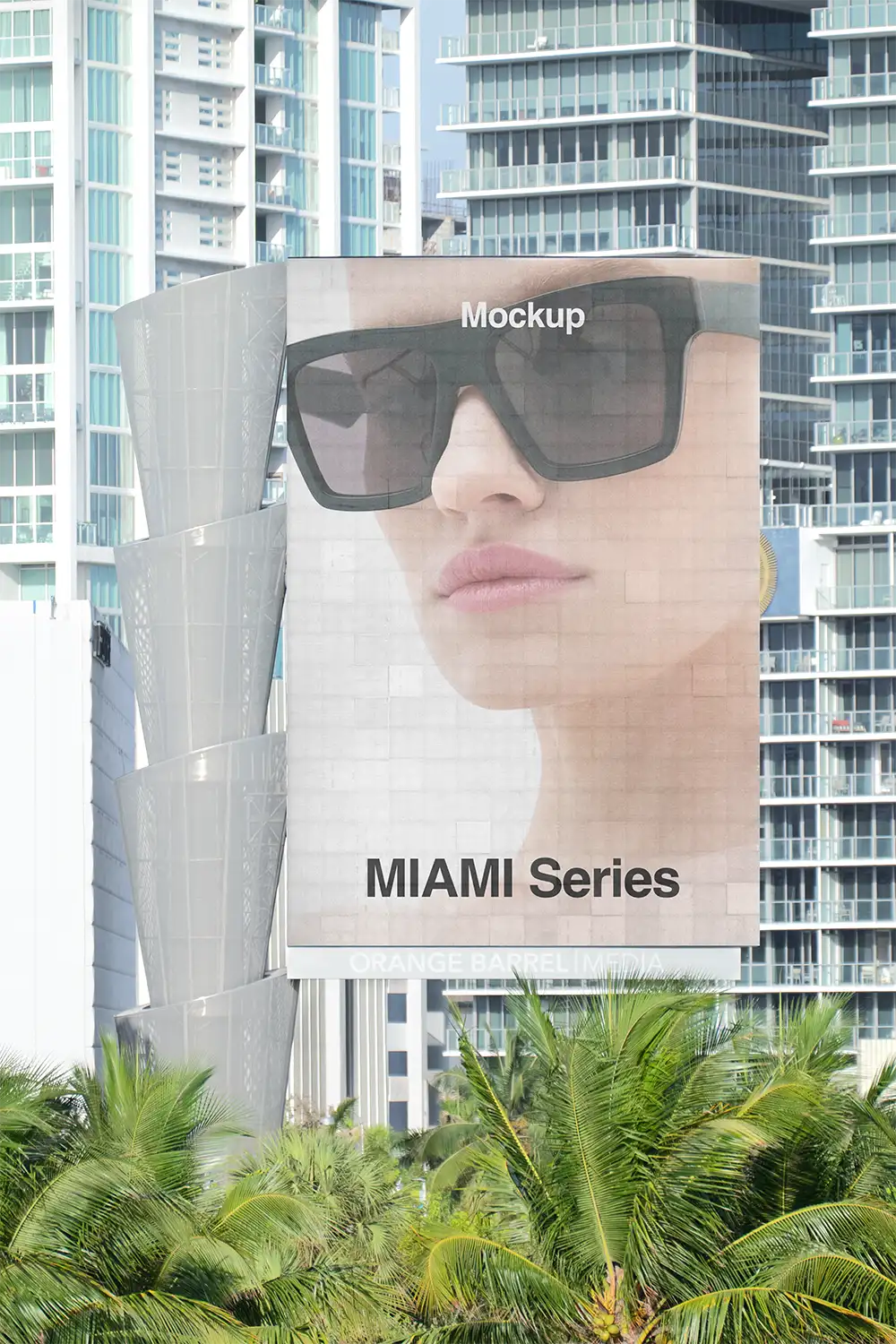 billboard mockup in Miami