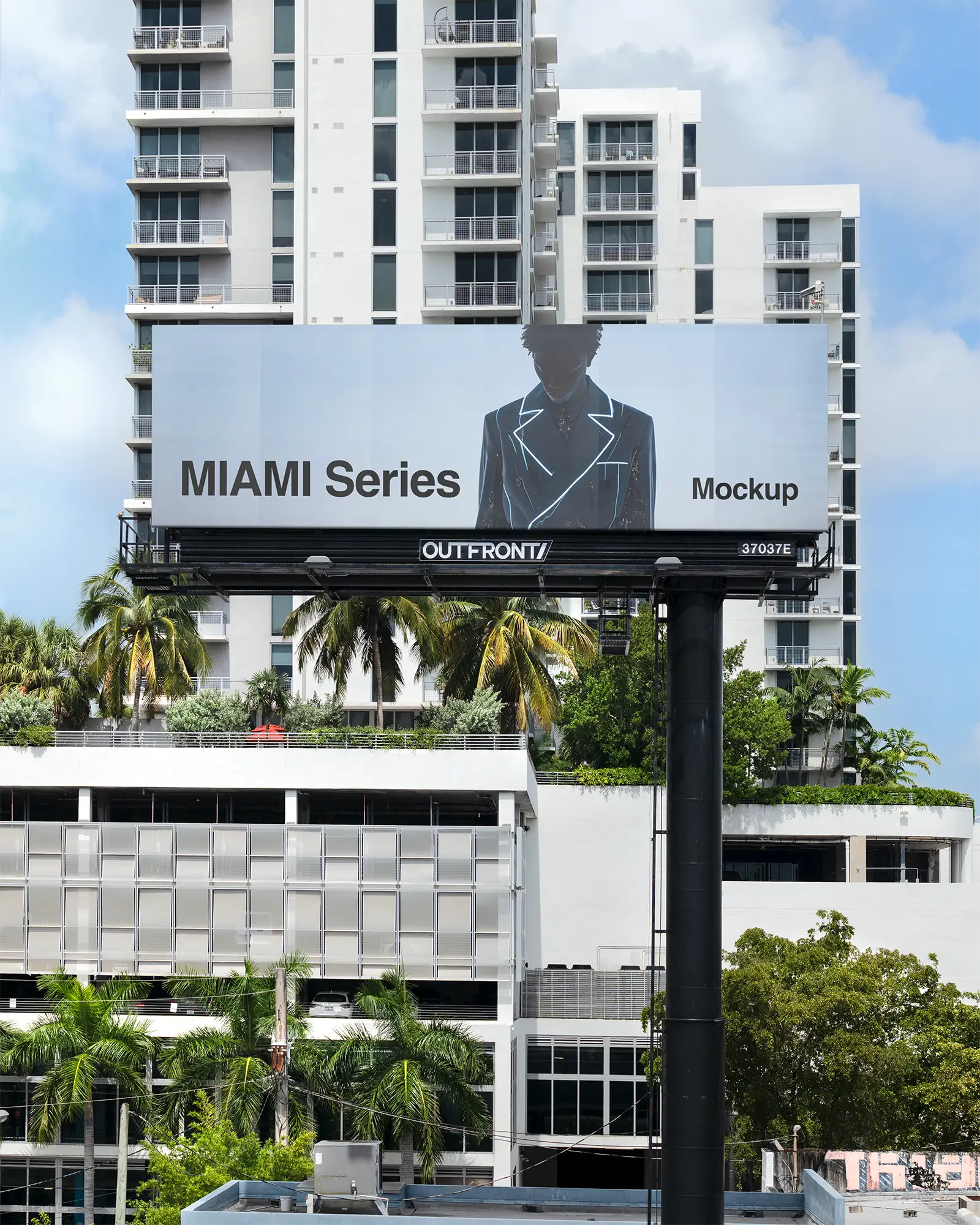 Billboard mockup in Miami, Florida