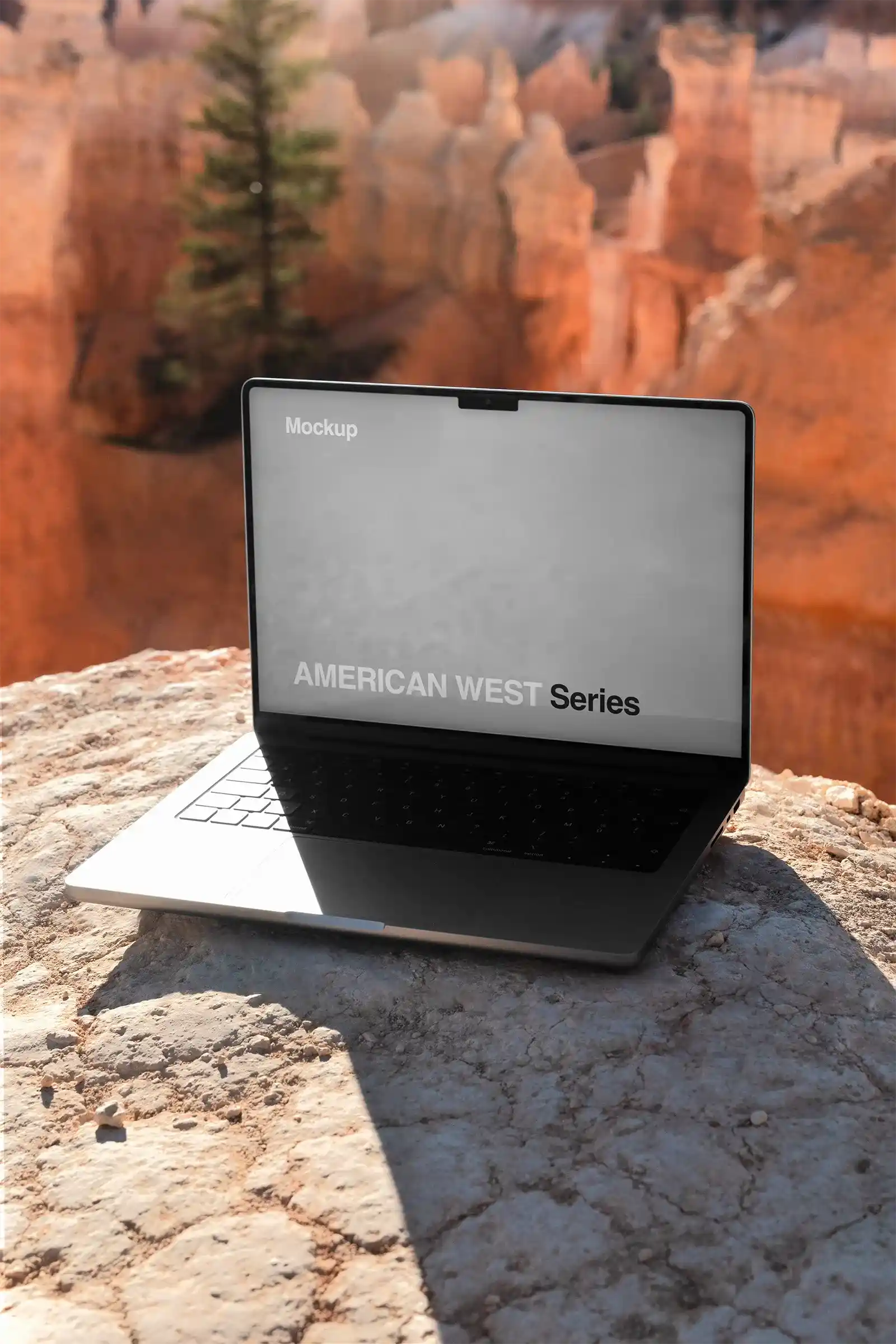 Bryce Canyon, MacBook Laptop Mockup, American West, USA | US23WEST0811 - Brandacle