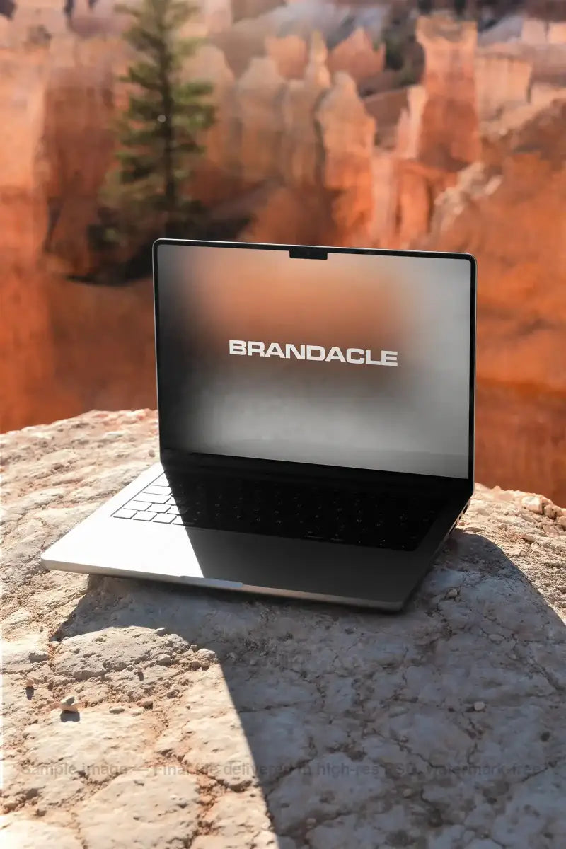Bryce Canyon, MacBook Laptop Mockup, American West, USA | US23WEST0811 - Brandacle