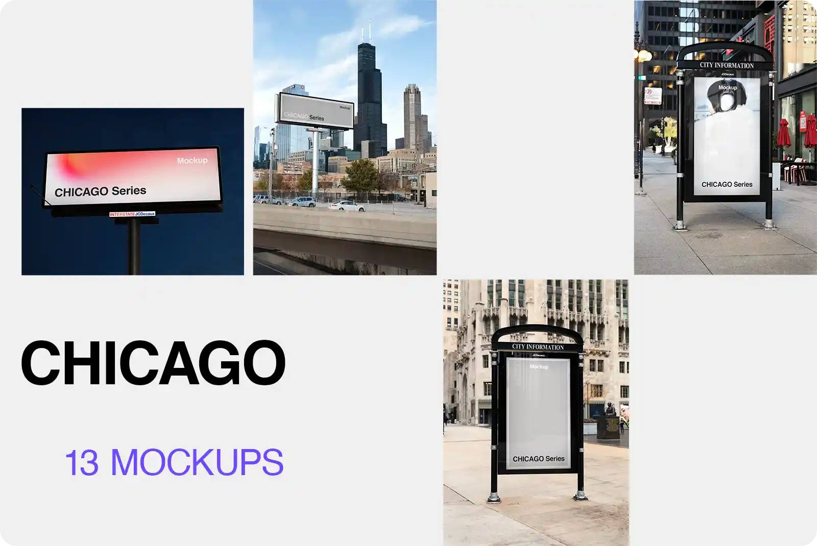 CHICAGO MOCKUPS BUNDLE - Brandacle