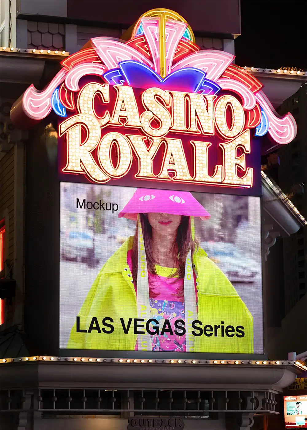billboard mockup in Las Vegas, nevada