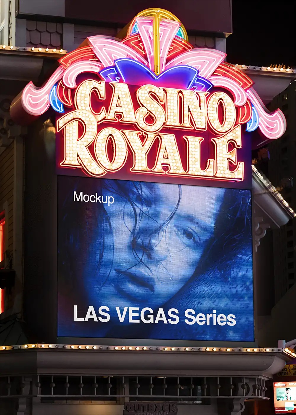 billboard mockup in Las Vegas, nevada