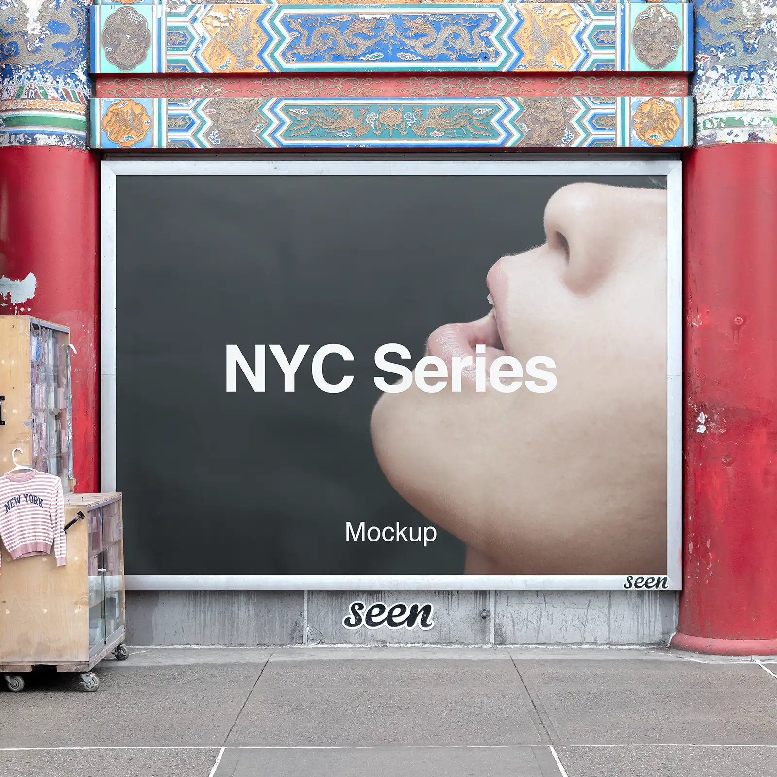Billboard mockup in New York