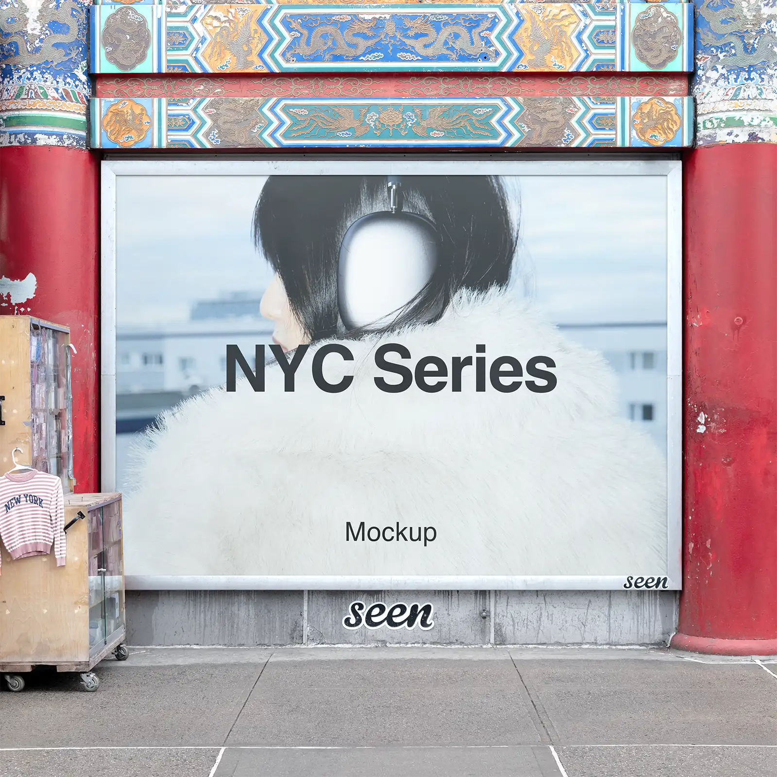Billboard mockup in New York