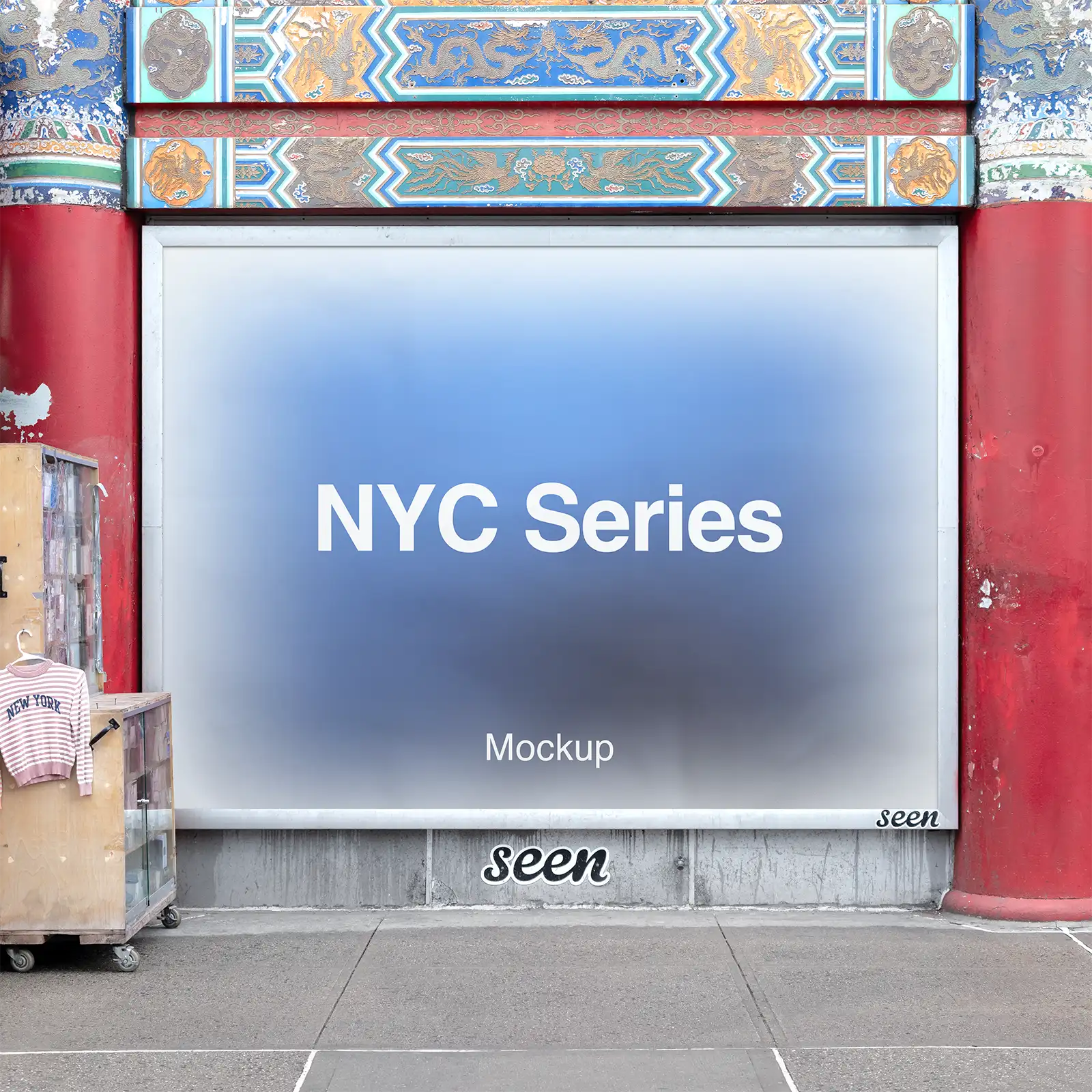 Billboard mockup in New York