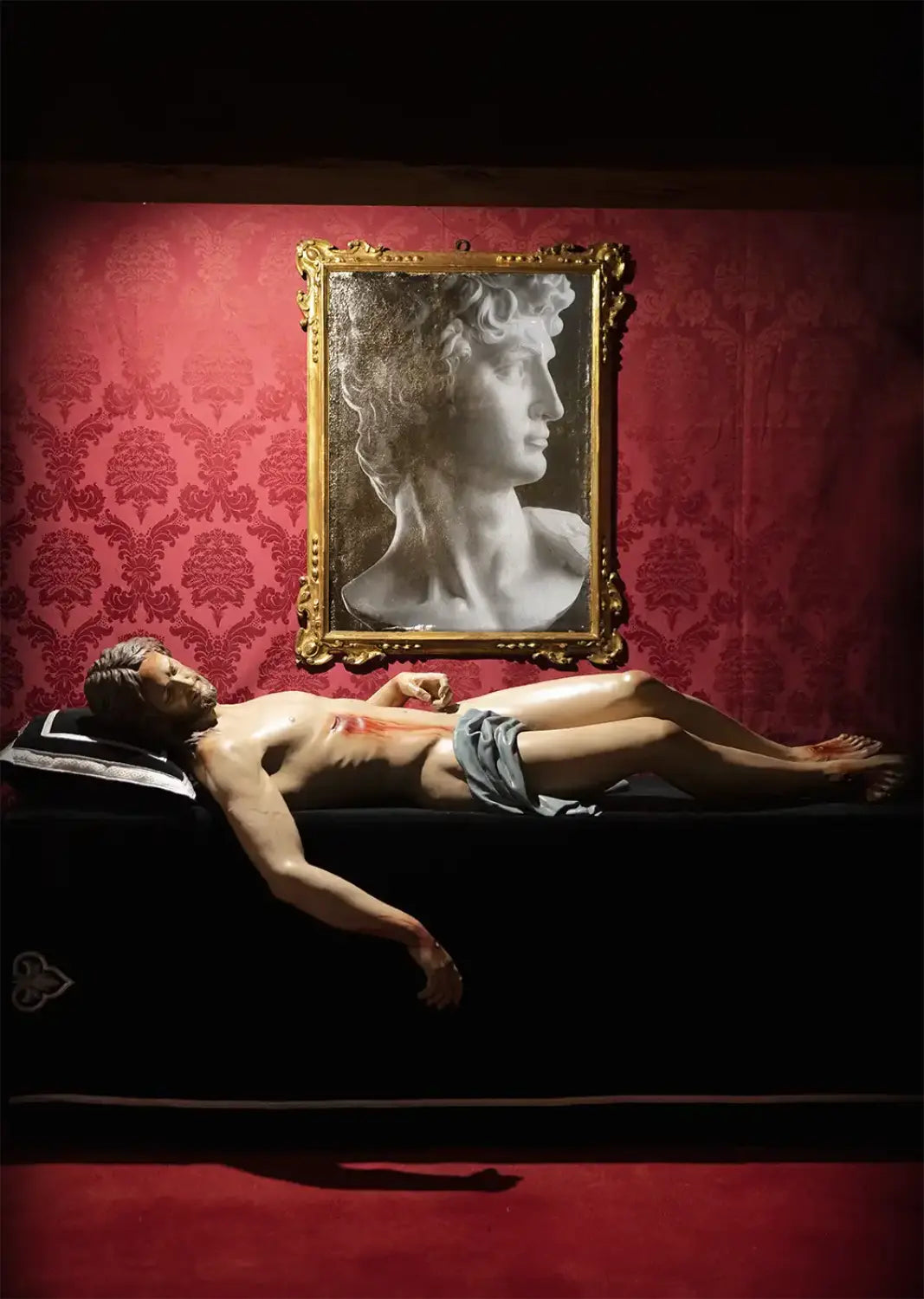 Poster mockup in Madrid