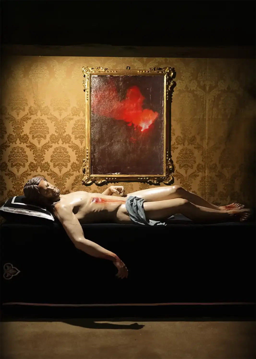 Poster mockup in Madrid