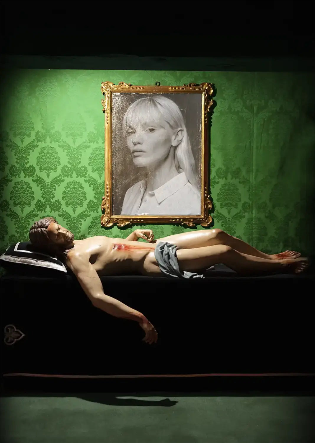 Poster mockup in Madrid