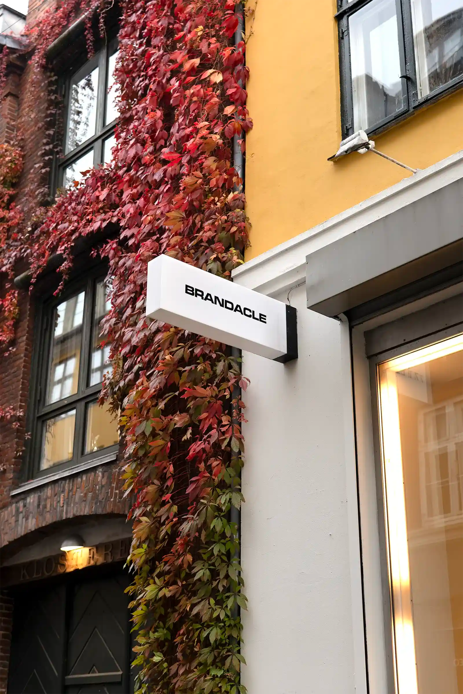 Storefront mockup in Copenhagen, Denmark.
