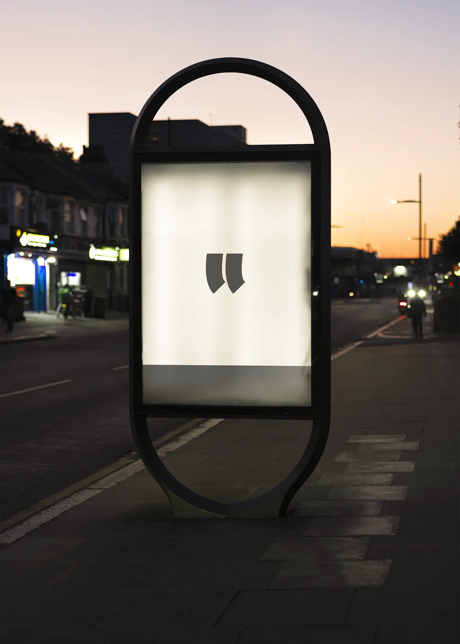 London Poster mockup in East London, UK. PSD Mockup on Photoshop for your design 4