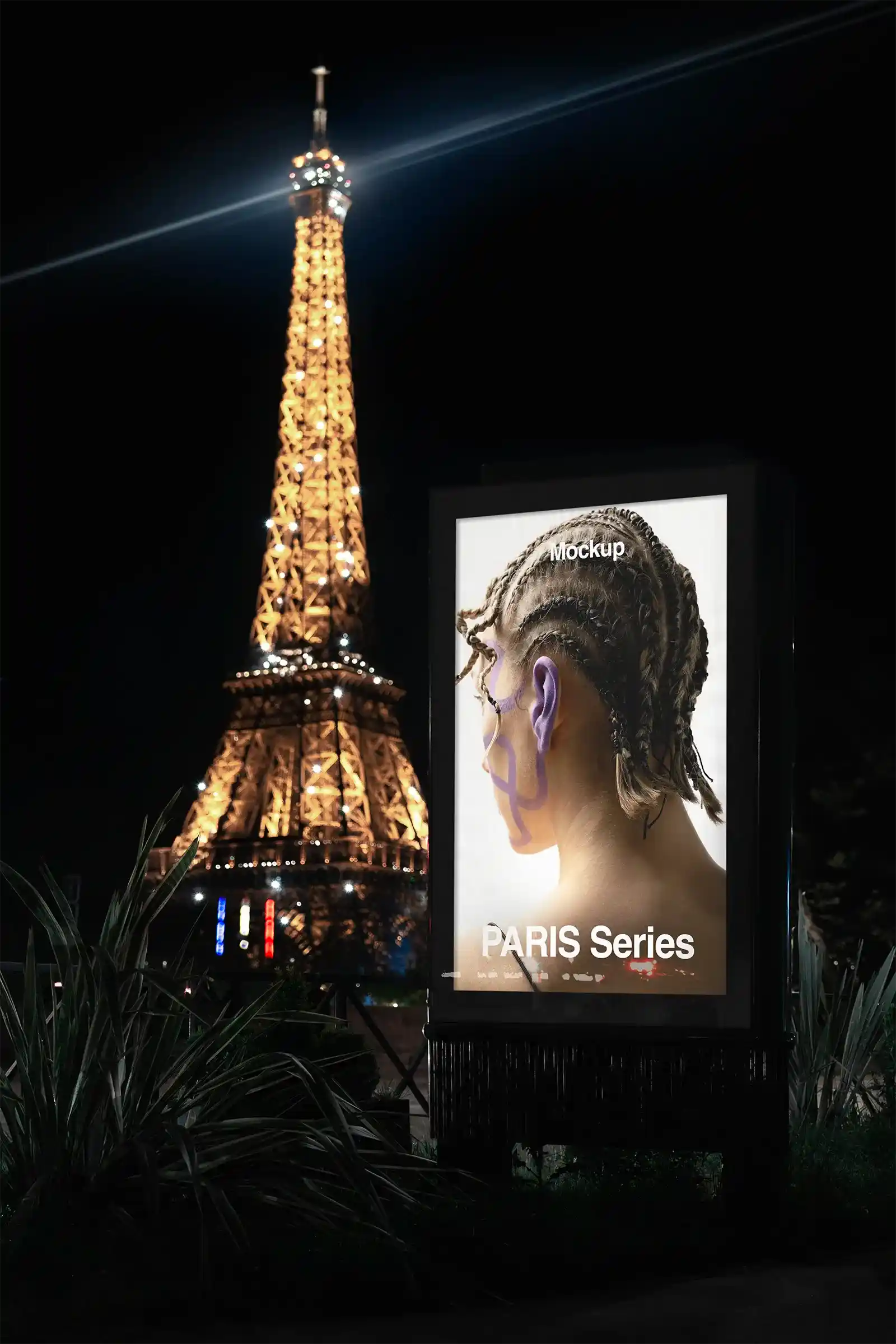 Eiffel Tower, Paris Poster Mockup, France | FR24PRS009 - Brandacle