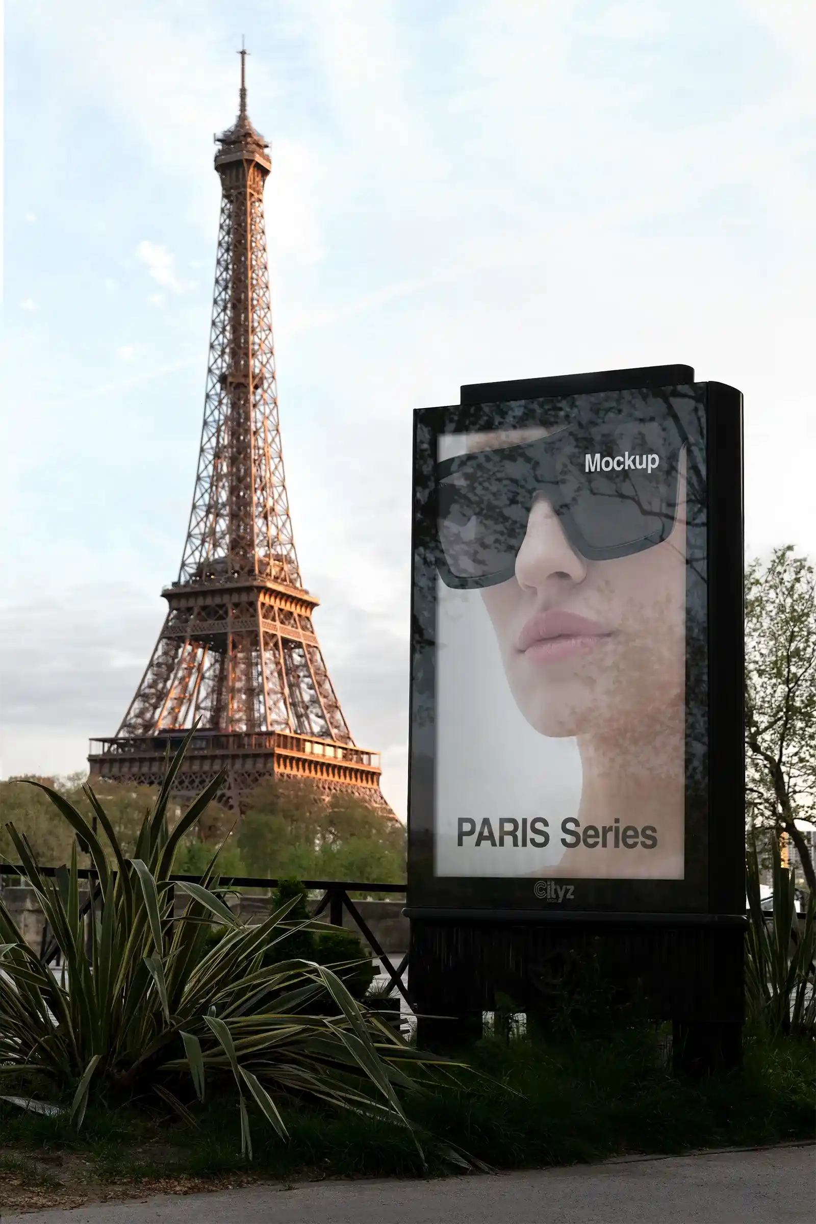 Eiffel Tower, Paris Poster Mockup, France | FR24PRS028 - Brandacle