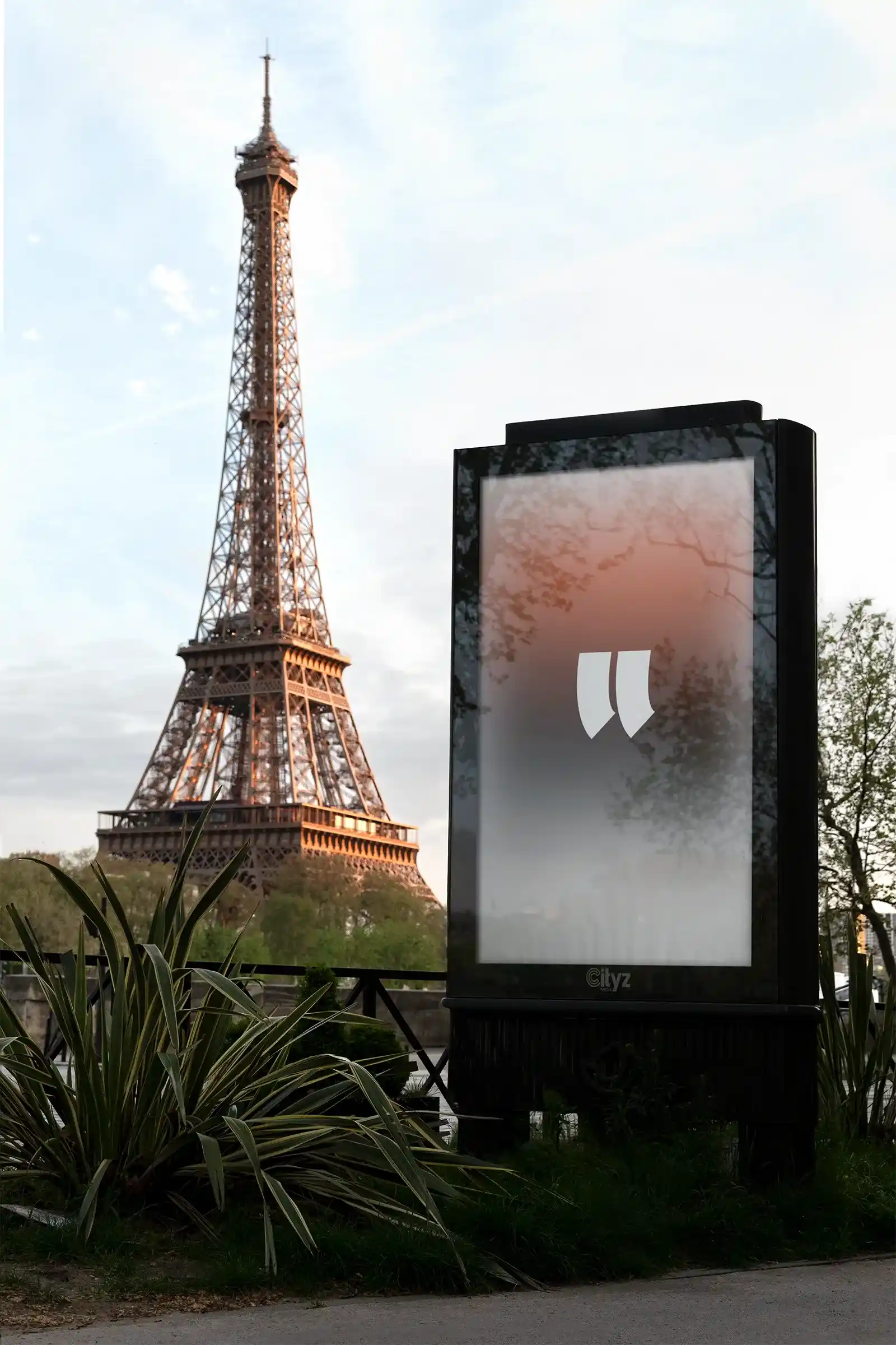 Eiffel Tower, Paris Poster Mockup, France | FR24PRS028 - Brandacle