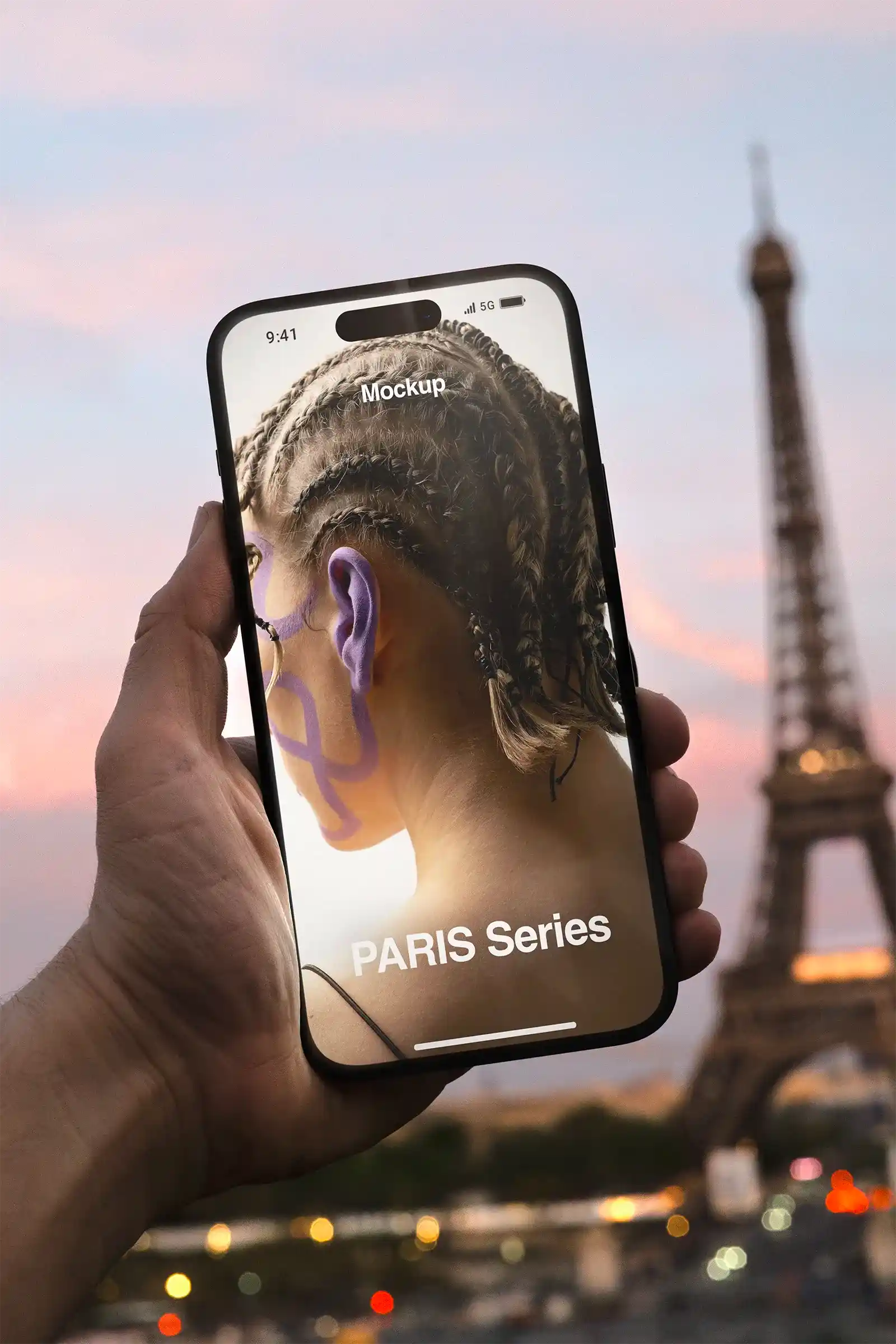 Eiffel Tower, Paris iPhone Mockup, France | FR24PRS011 - Brandacle