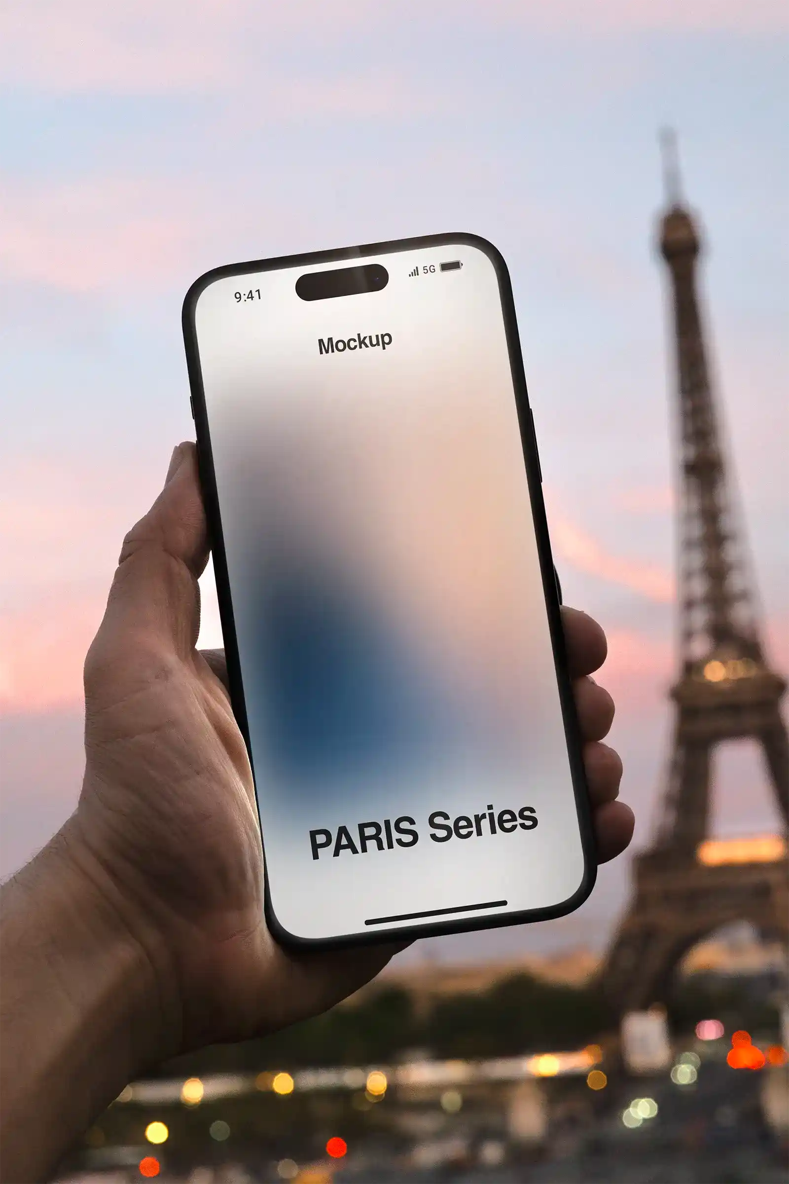 Eiffel Tower, Paris iPhone Mockup, France | FR24PRS011 - Brandacle