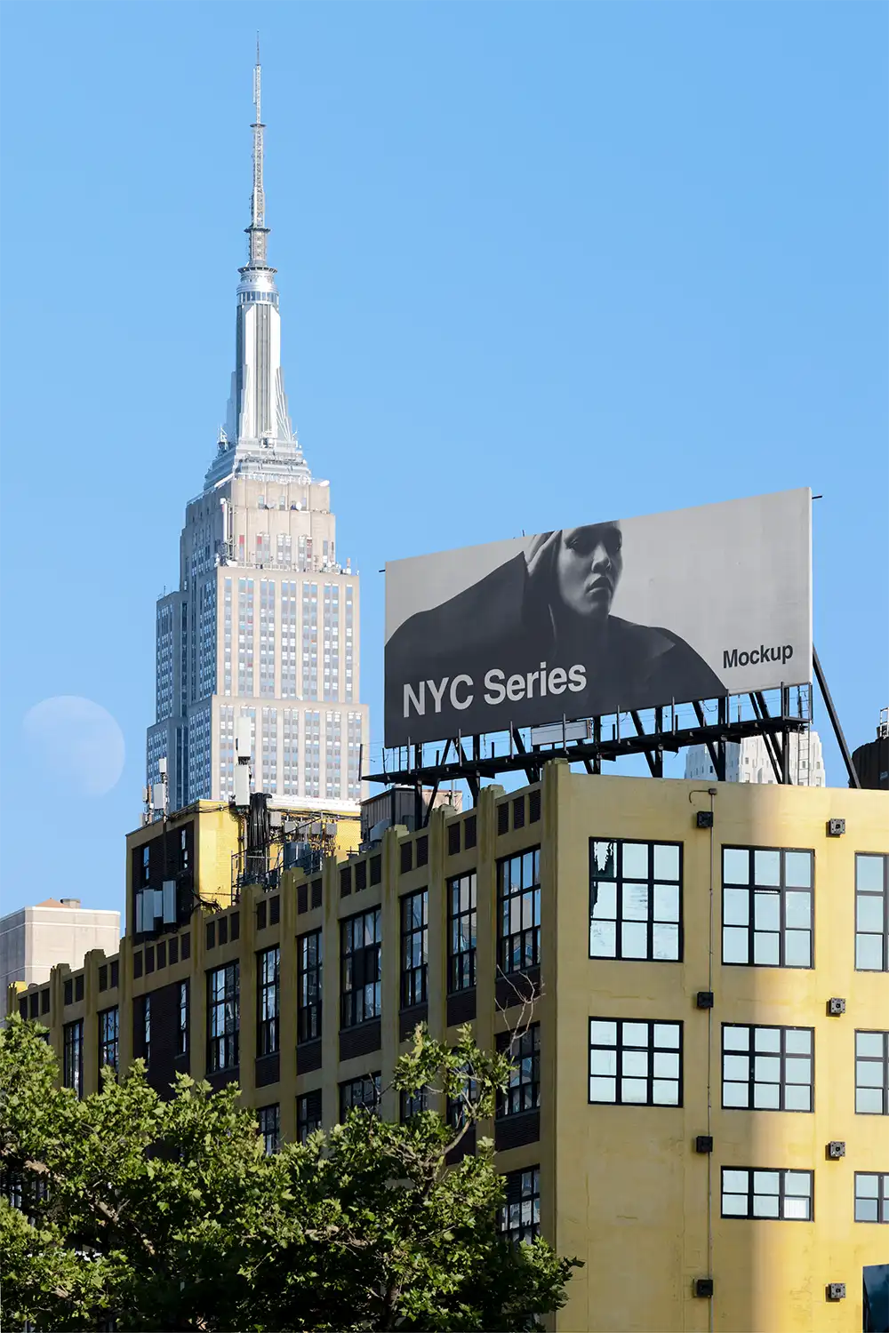 Billboard mockup on Times Square in New York