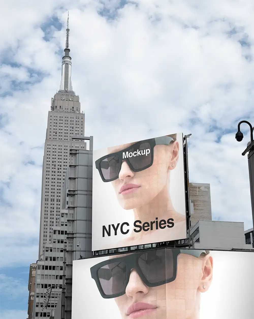 Billboard mockup on Times Square New York