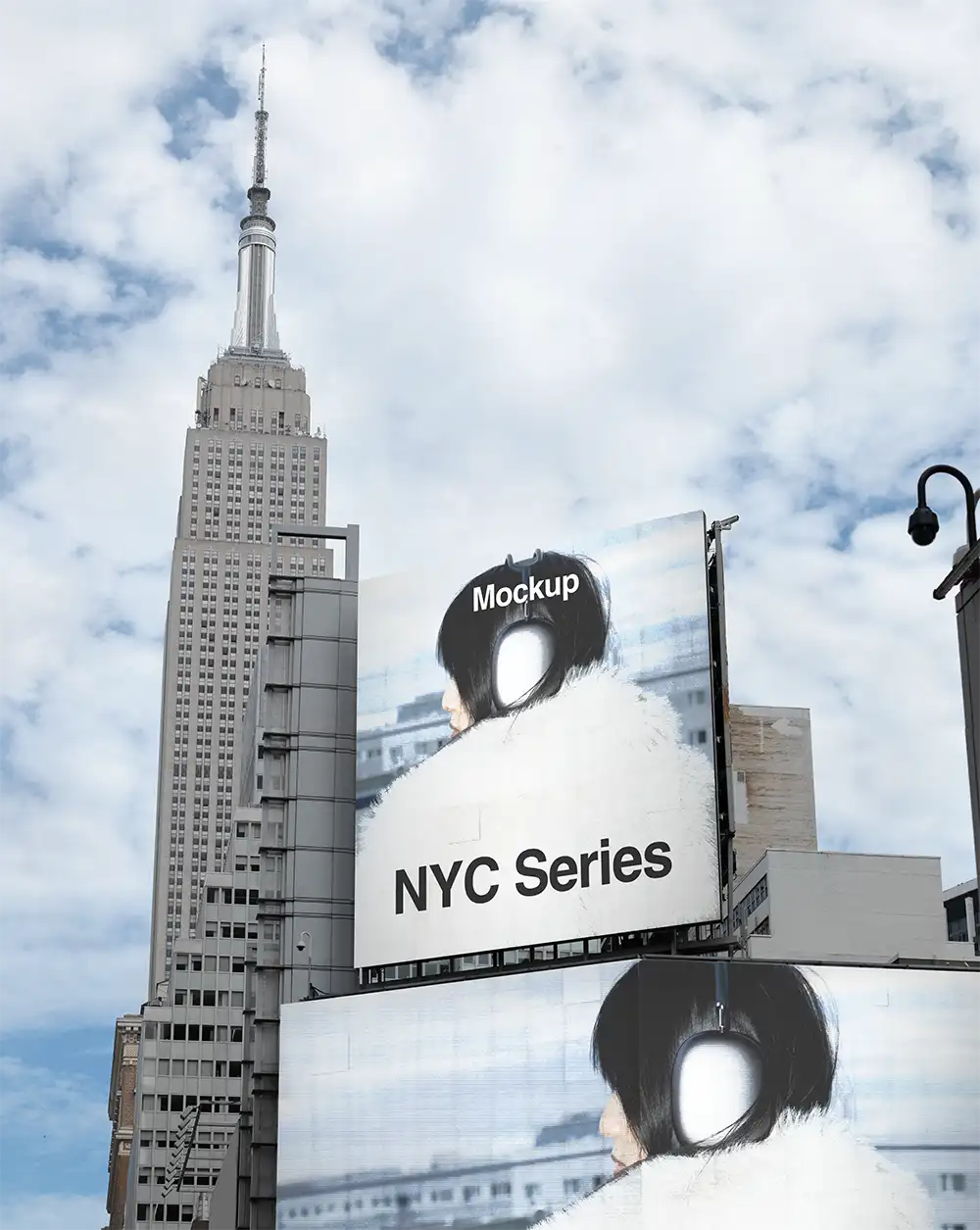 Billboard mockup on Times Square New York