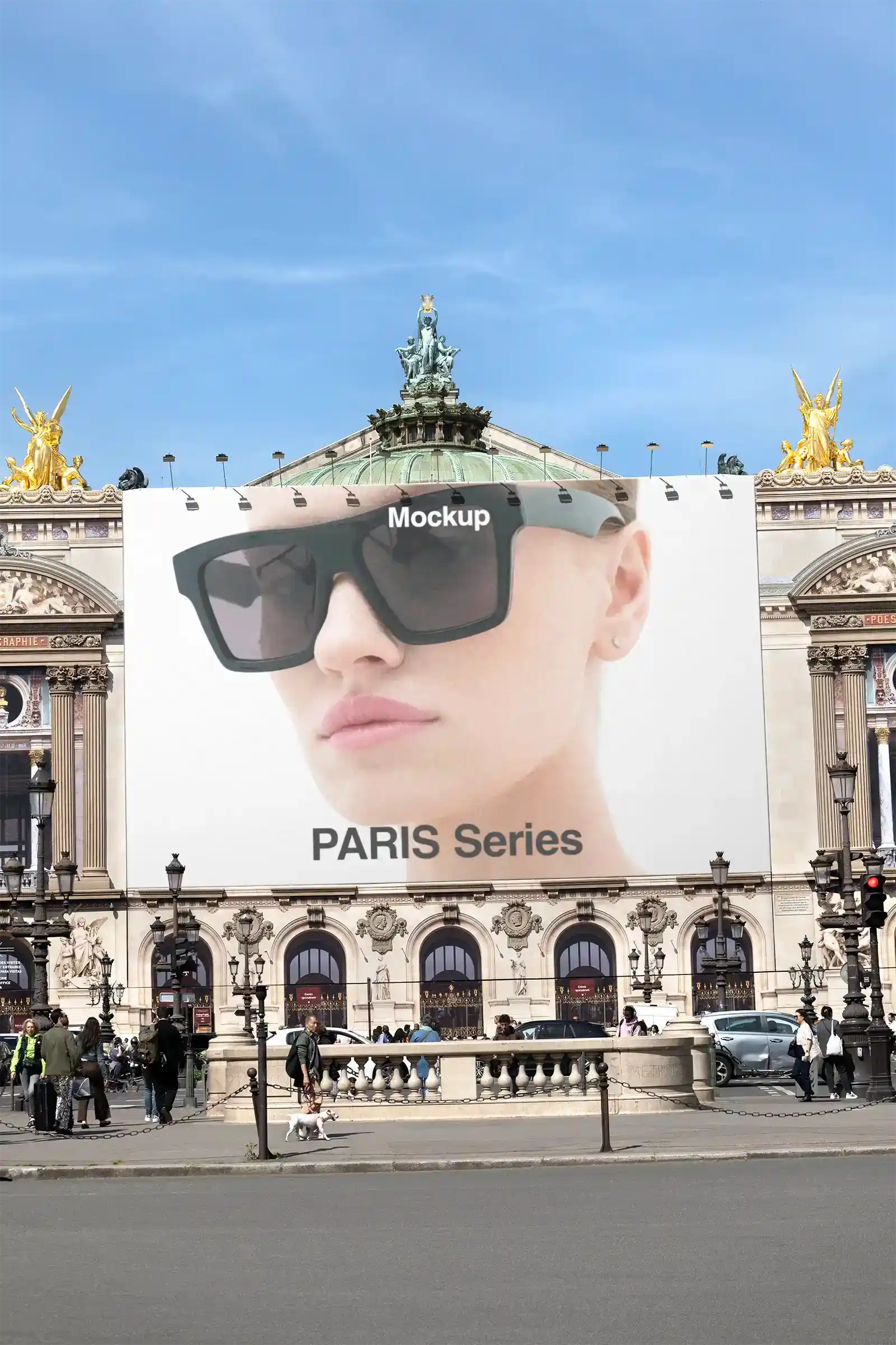 Garnier Opera House, Paris Banner Mockup, France | FR24PRS090 - Brandacle