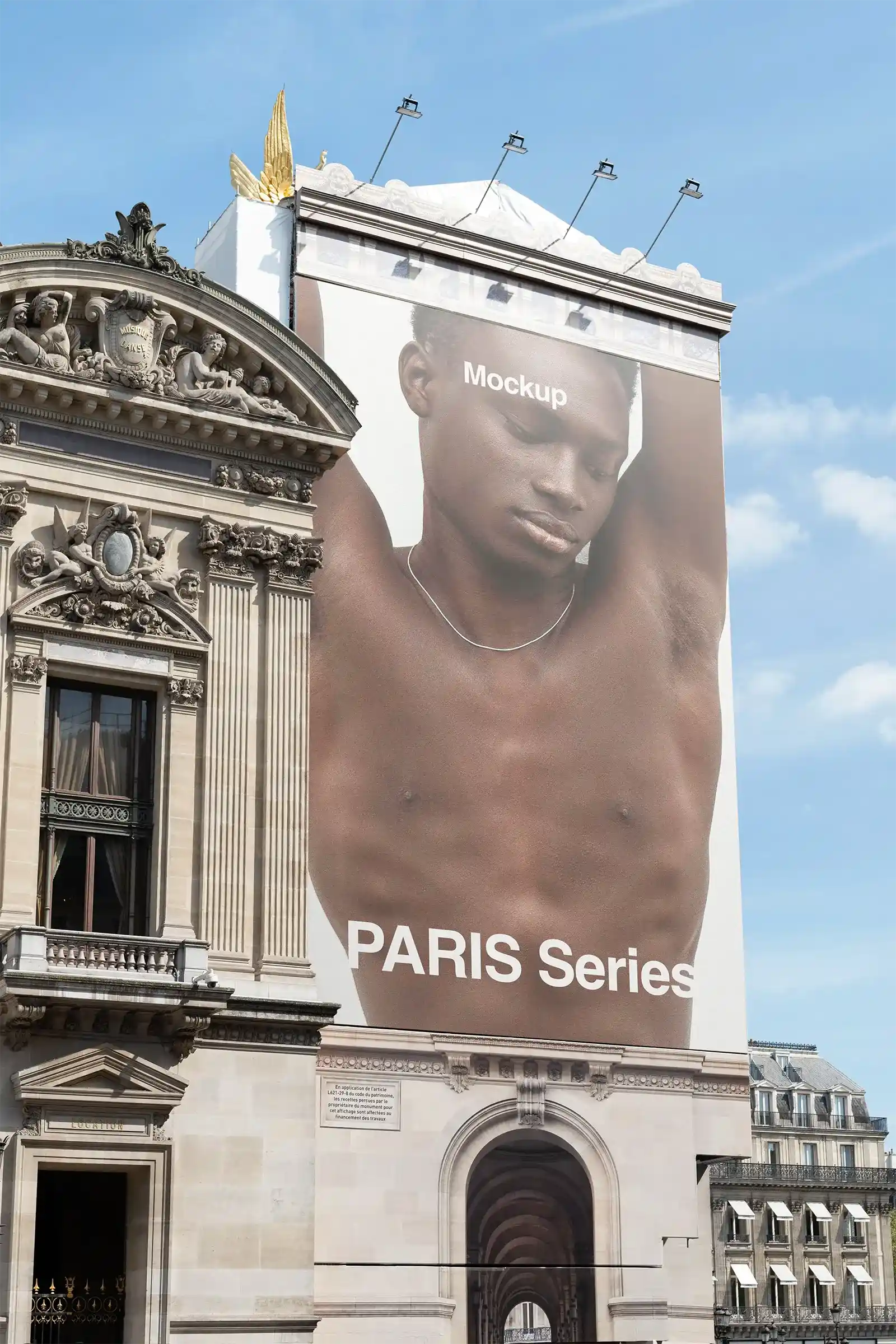 Garnier Opera House, Paris Banner Mockup, France | FR24PRS093 - Brandacle