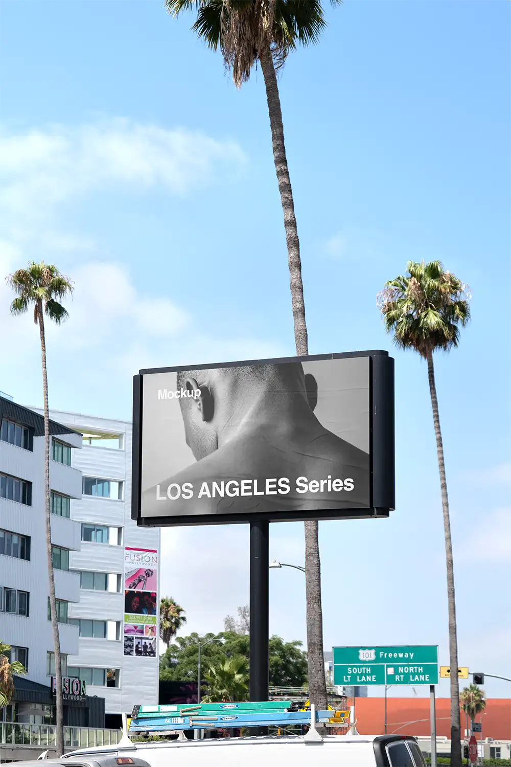 Billboard mockup in Los Angeles