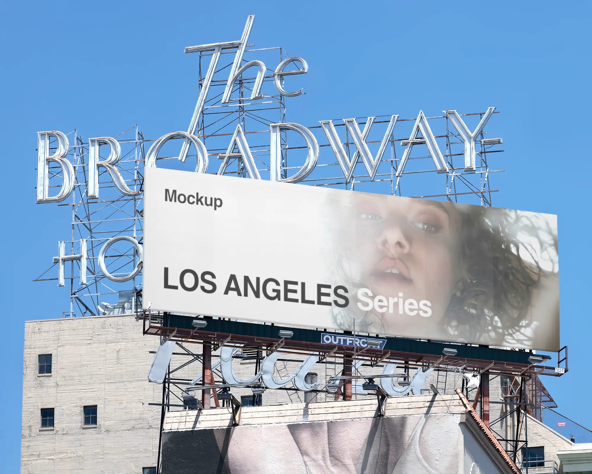 Billboard mockup in Los Angeles