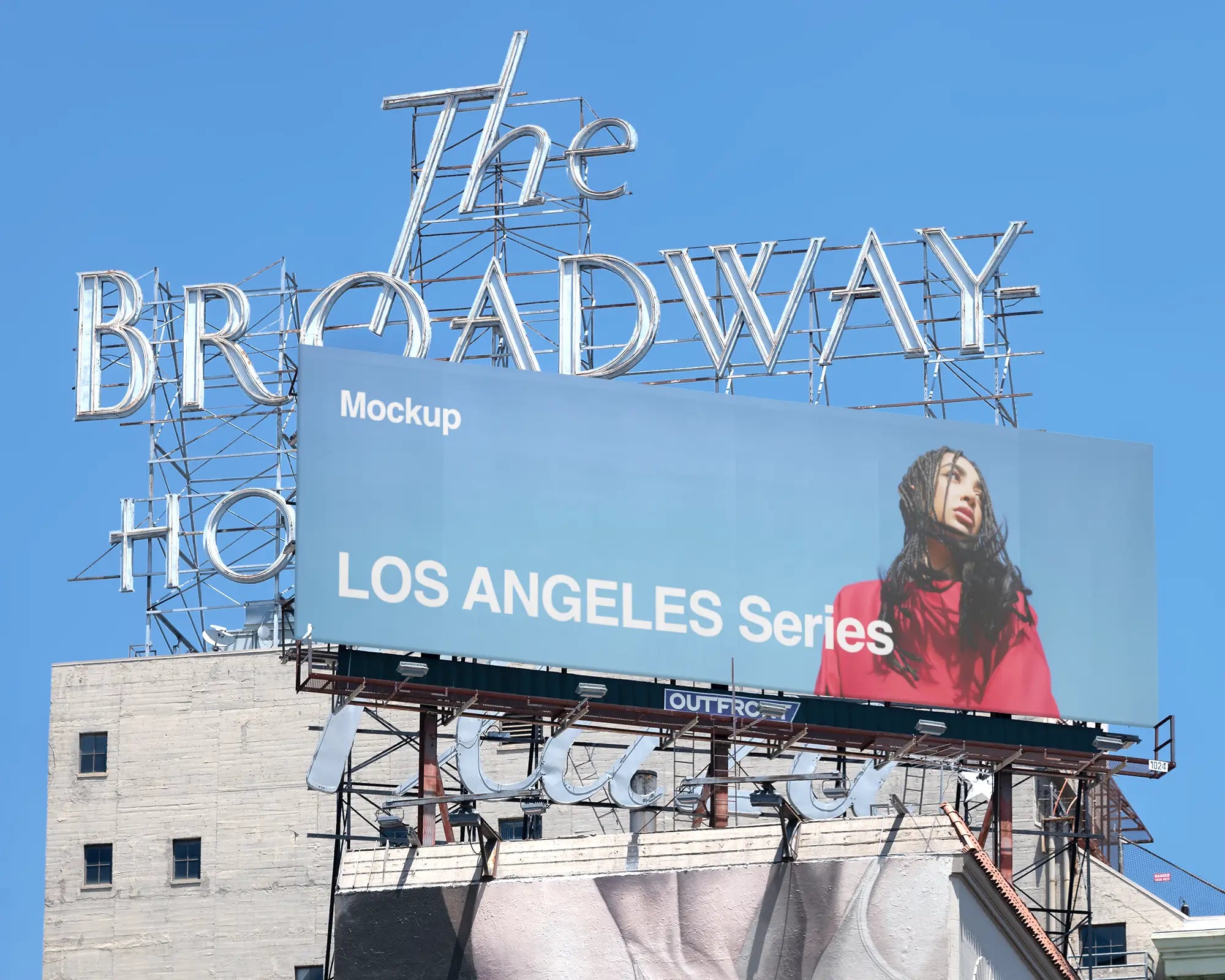 Billboard mockup in Los Angeles