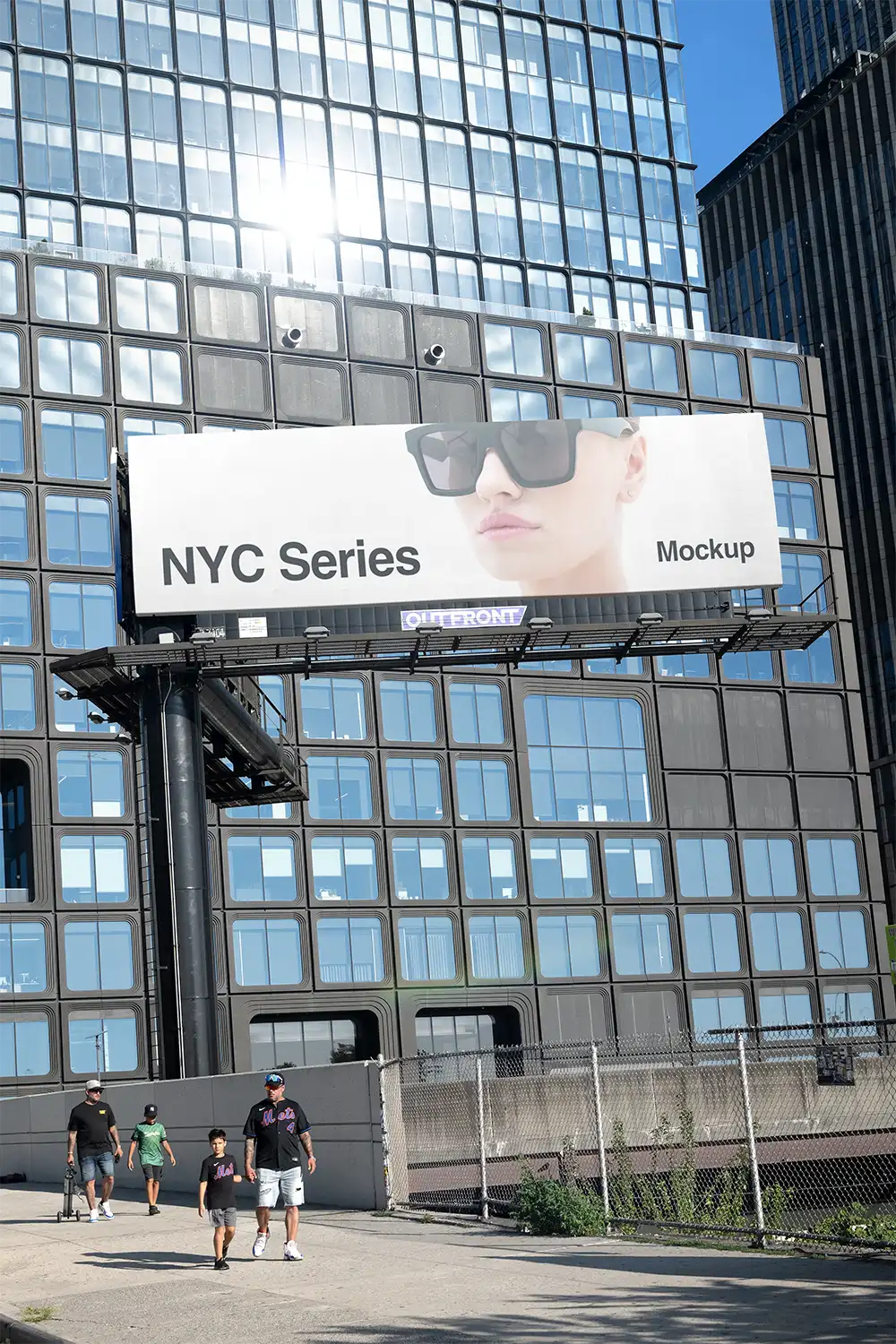 Billboard mockup in New York