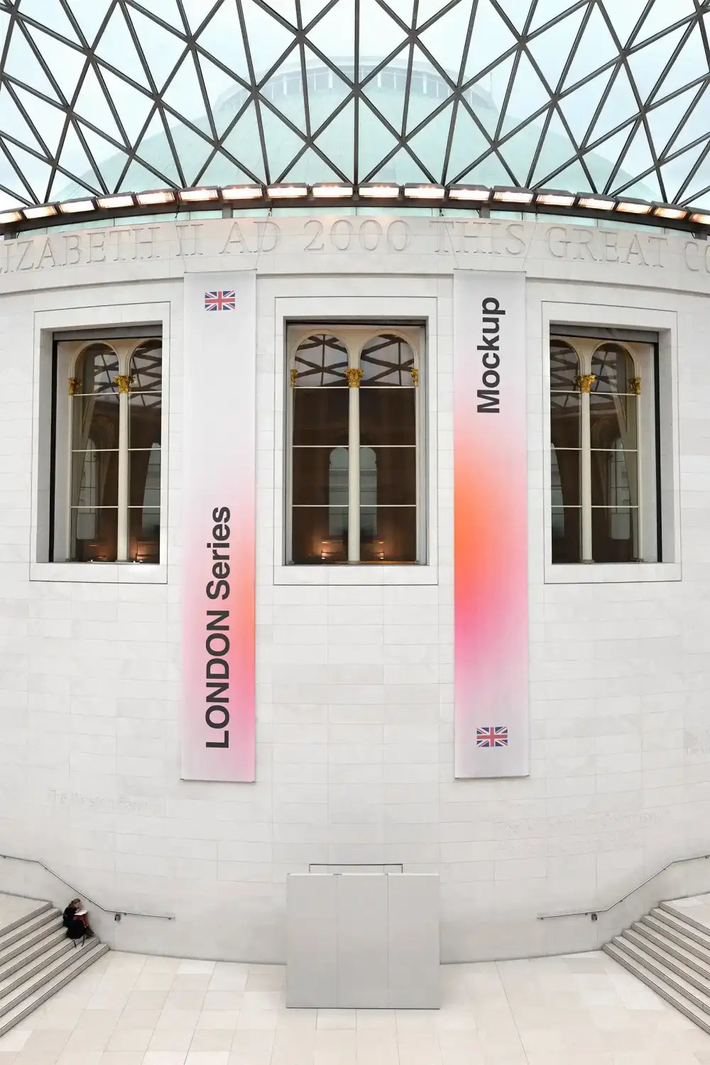 Banner mockup in London © BRANDACLE MOCKUPS 2026