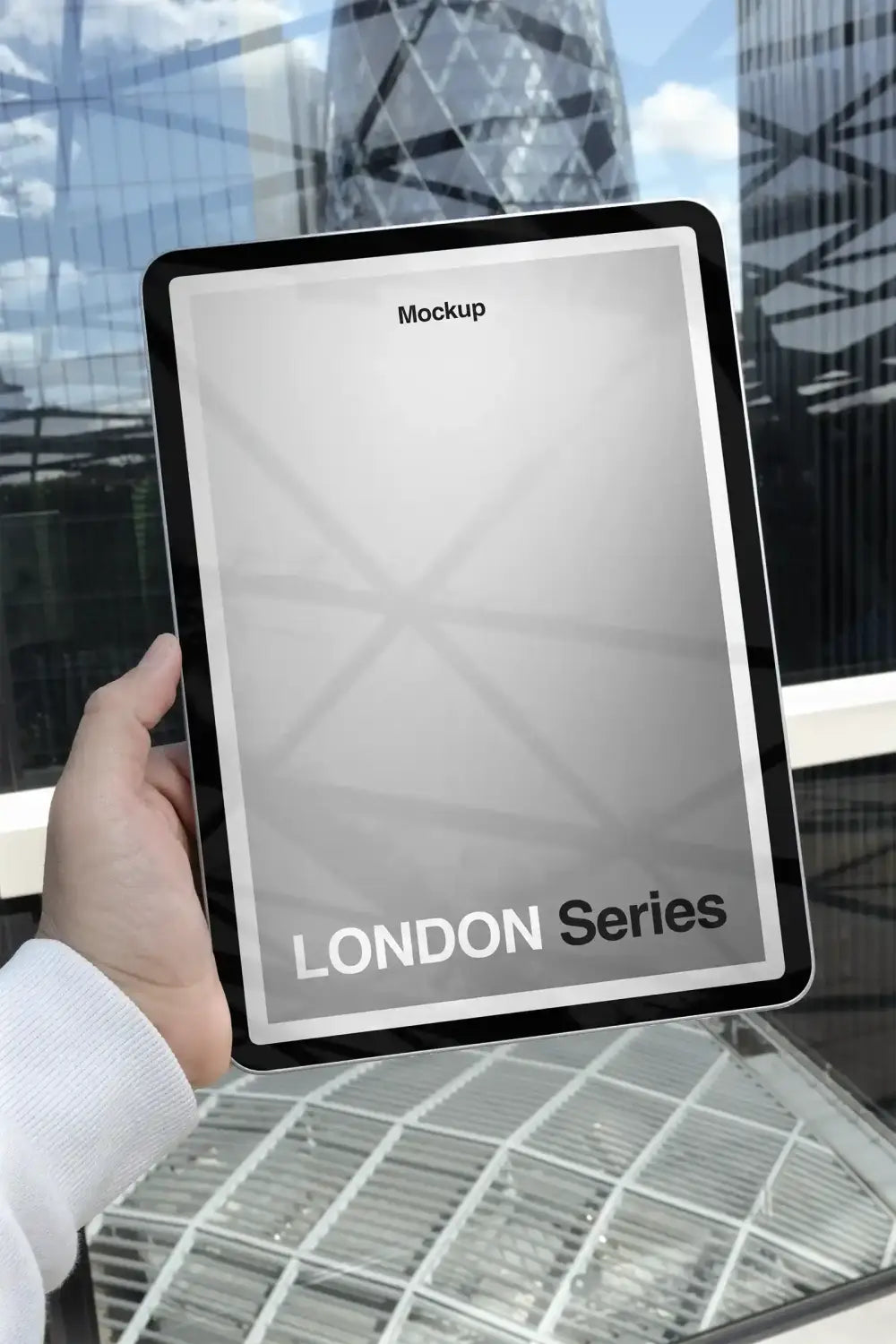 iPad mockup in London, © BRANDACLE MOCKUPS 2026