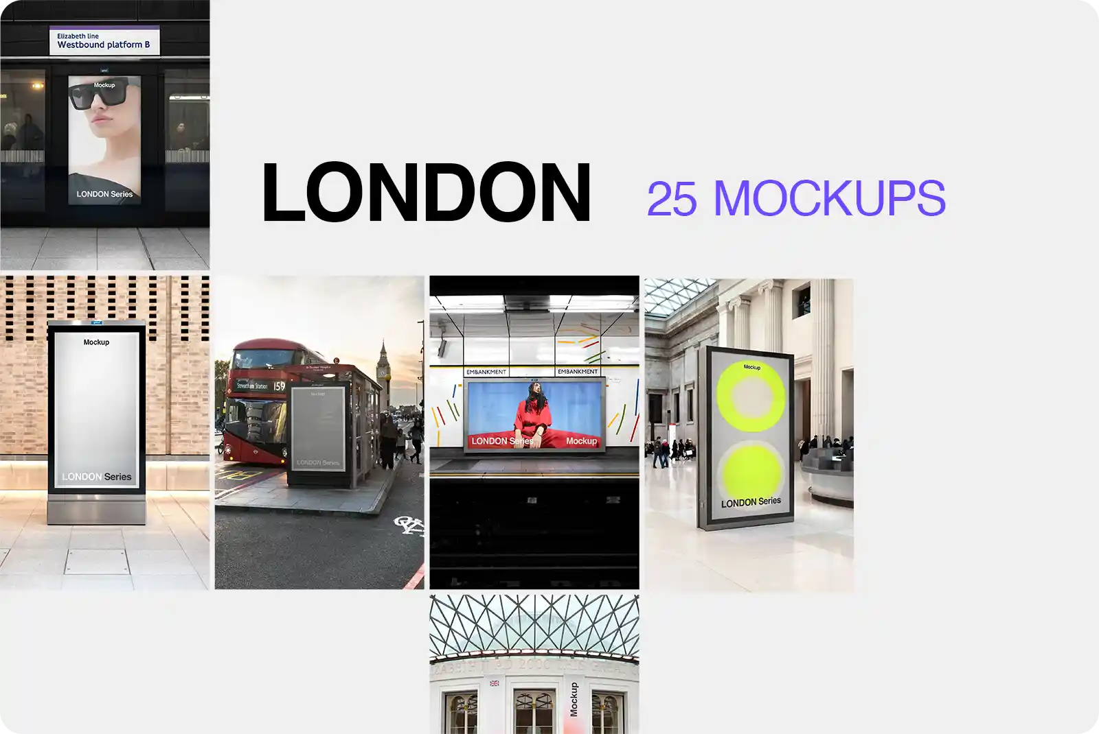 LONDON COLLECTION MOCKUPS BUNDLE - Brandacle