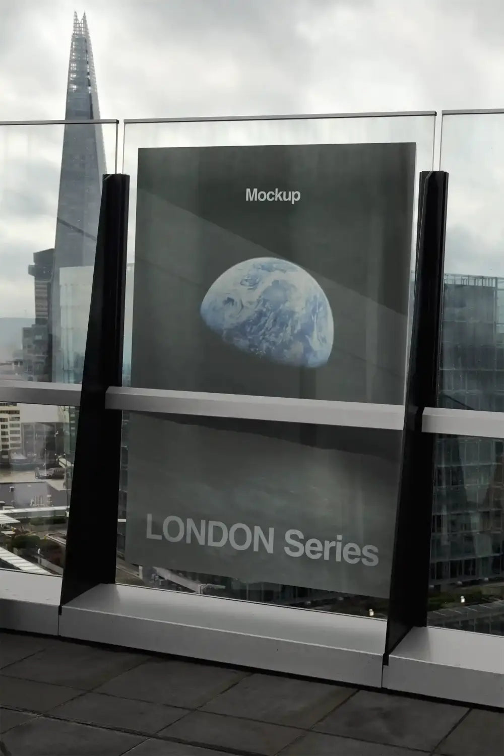 Poster mockup in London. © BRANDACLE MOCKUPS 2026.