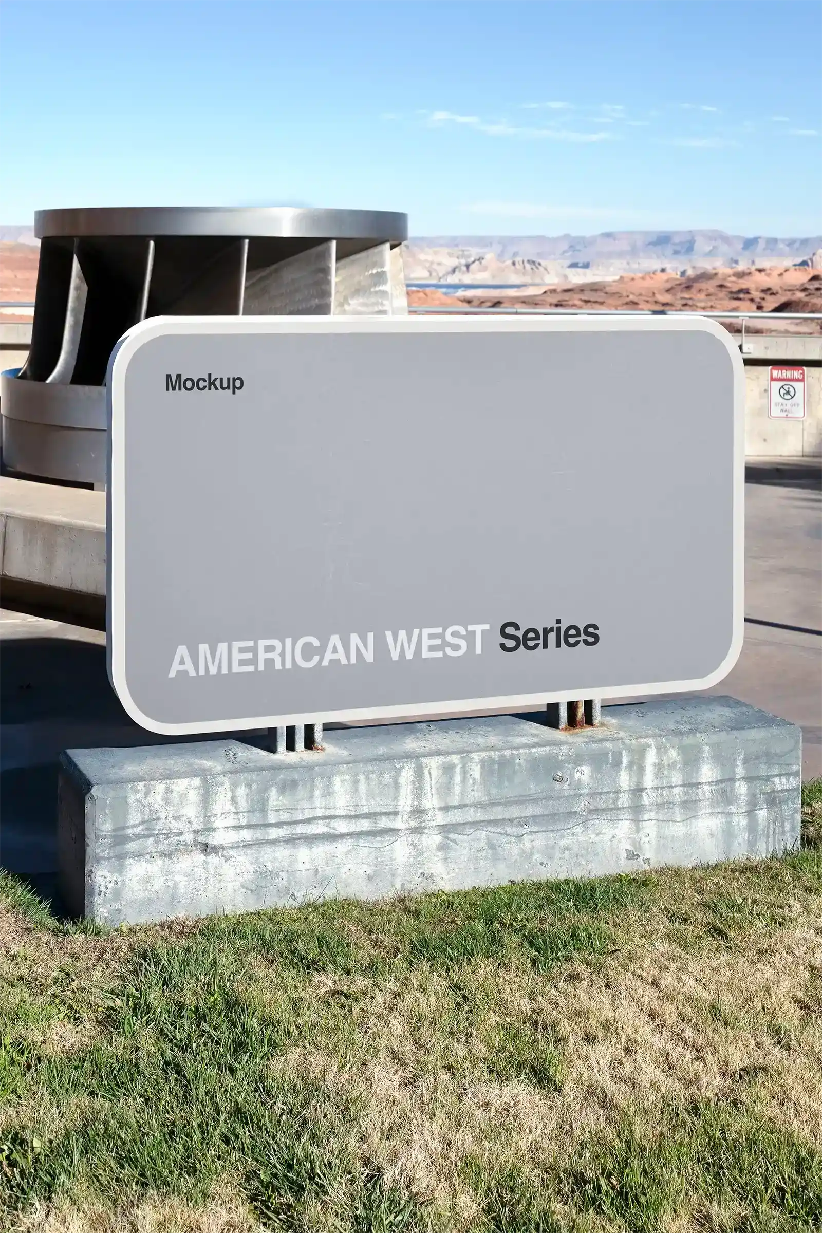 Lake Powell, Billboard Mockup, American West, USA | US23WEST0428 - Brandacle