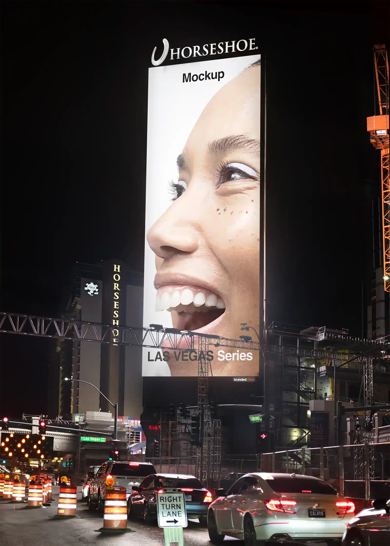 Las Vegas Strip, Billboard Mockup, USA | US23WEST0524 - Brandacle