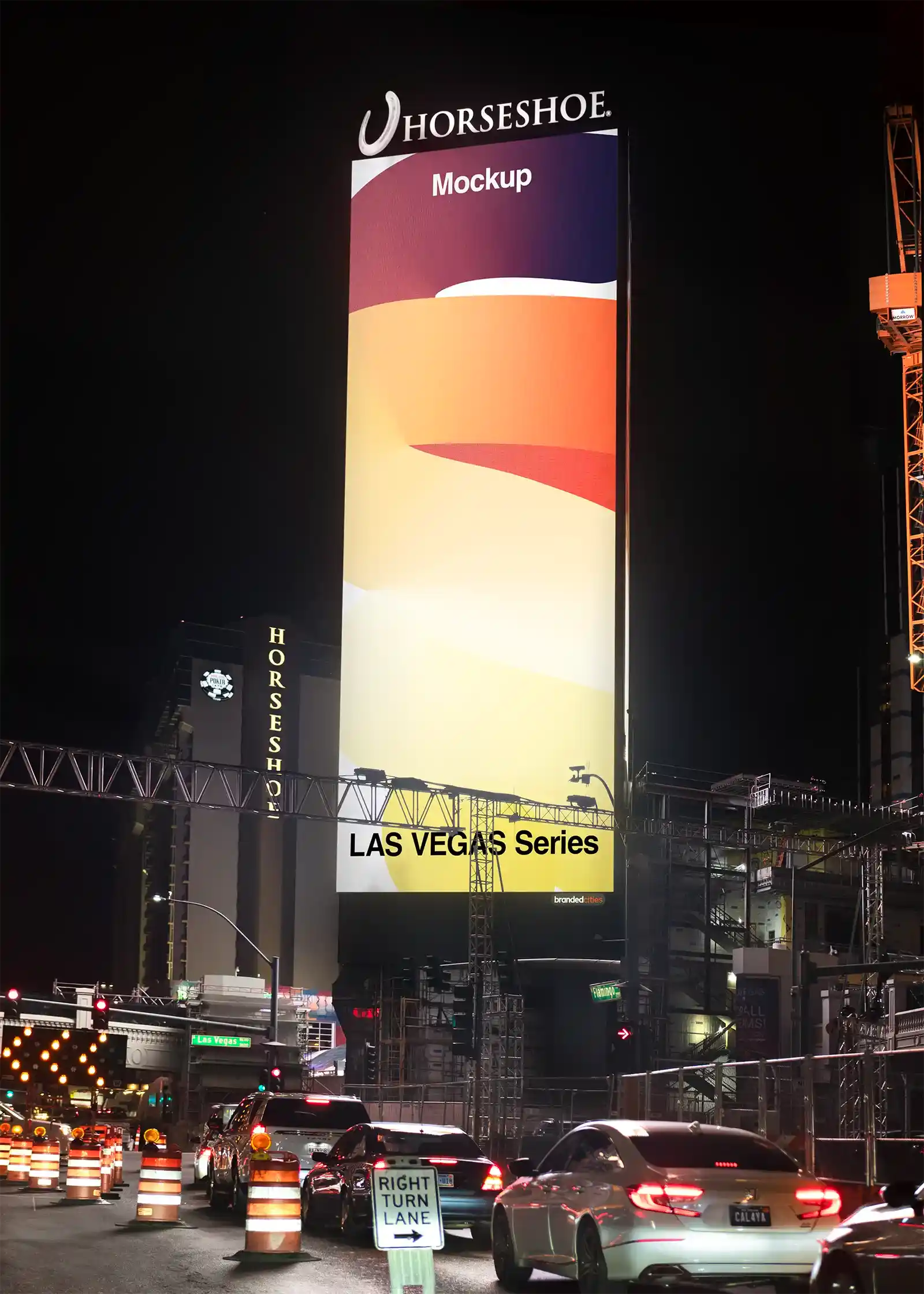 Las Vegas Strip, Billboard Mockup, USA | US23WEST0524 - Brandacle