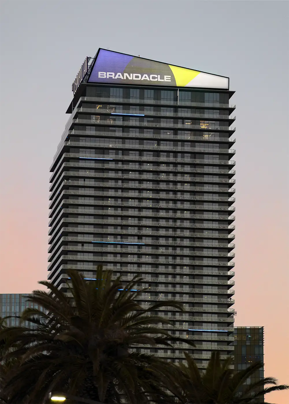 Billboard mockup in Las Vegas