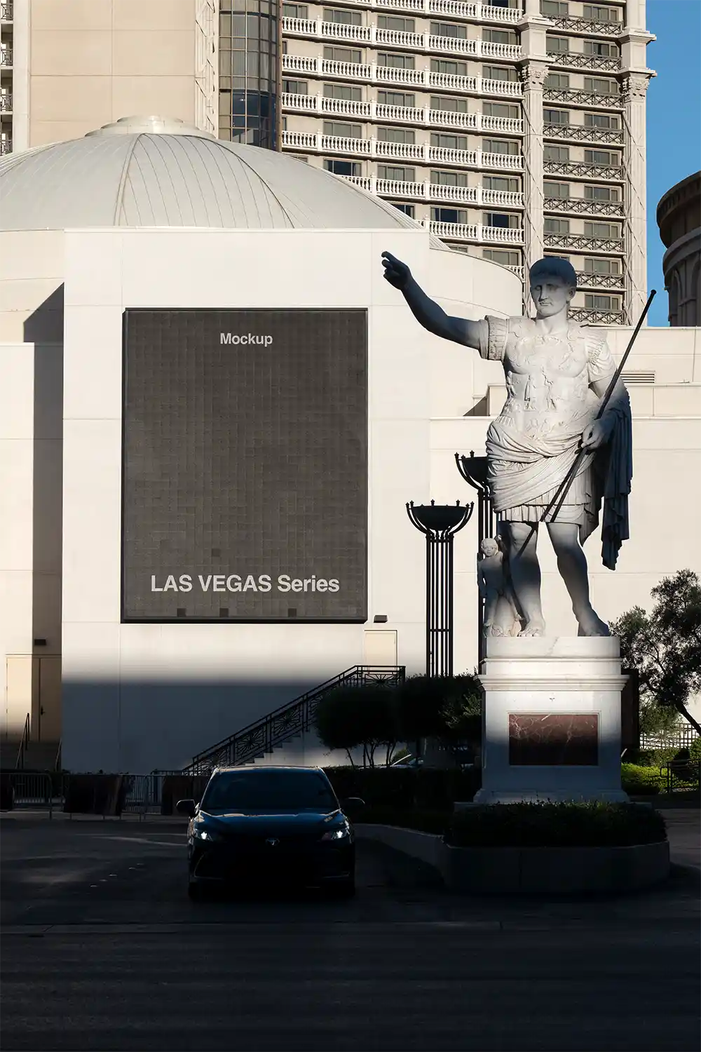 Billboard mockup in Las Vegas