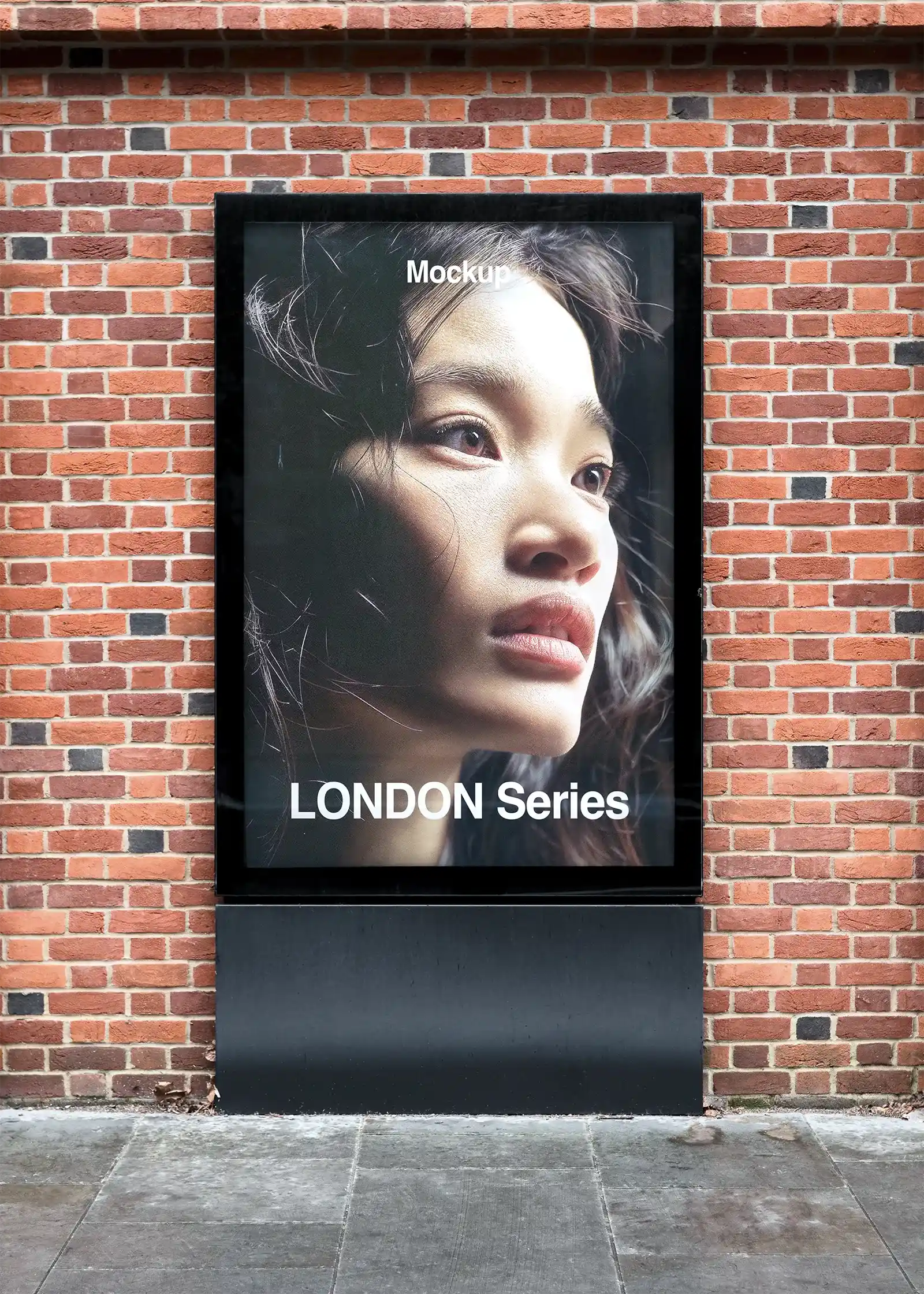Digital billboard mockup in the London Undeground - London Tube - BRANDACLE