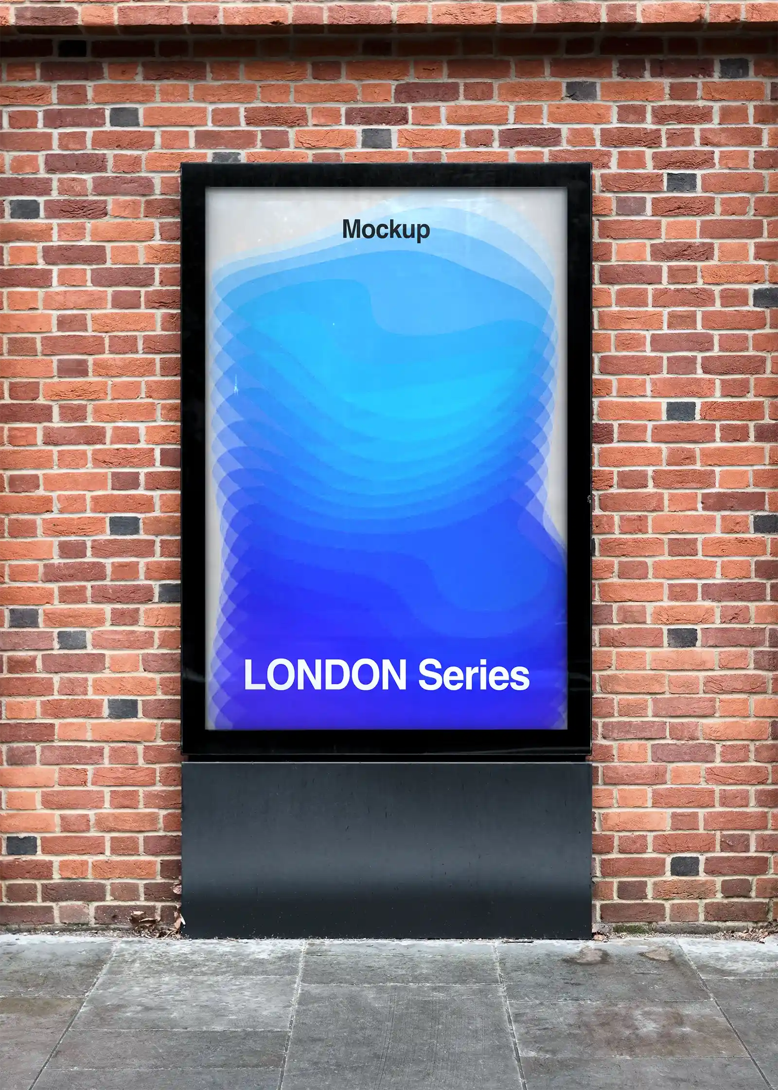 Digital billboard mockup in the London Undeground - London Tube - BRANDACLE