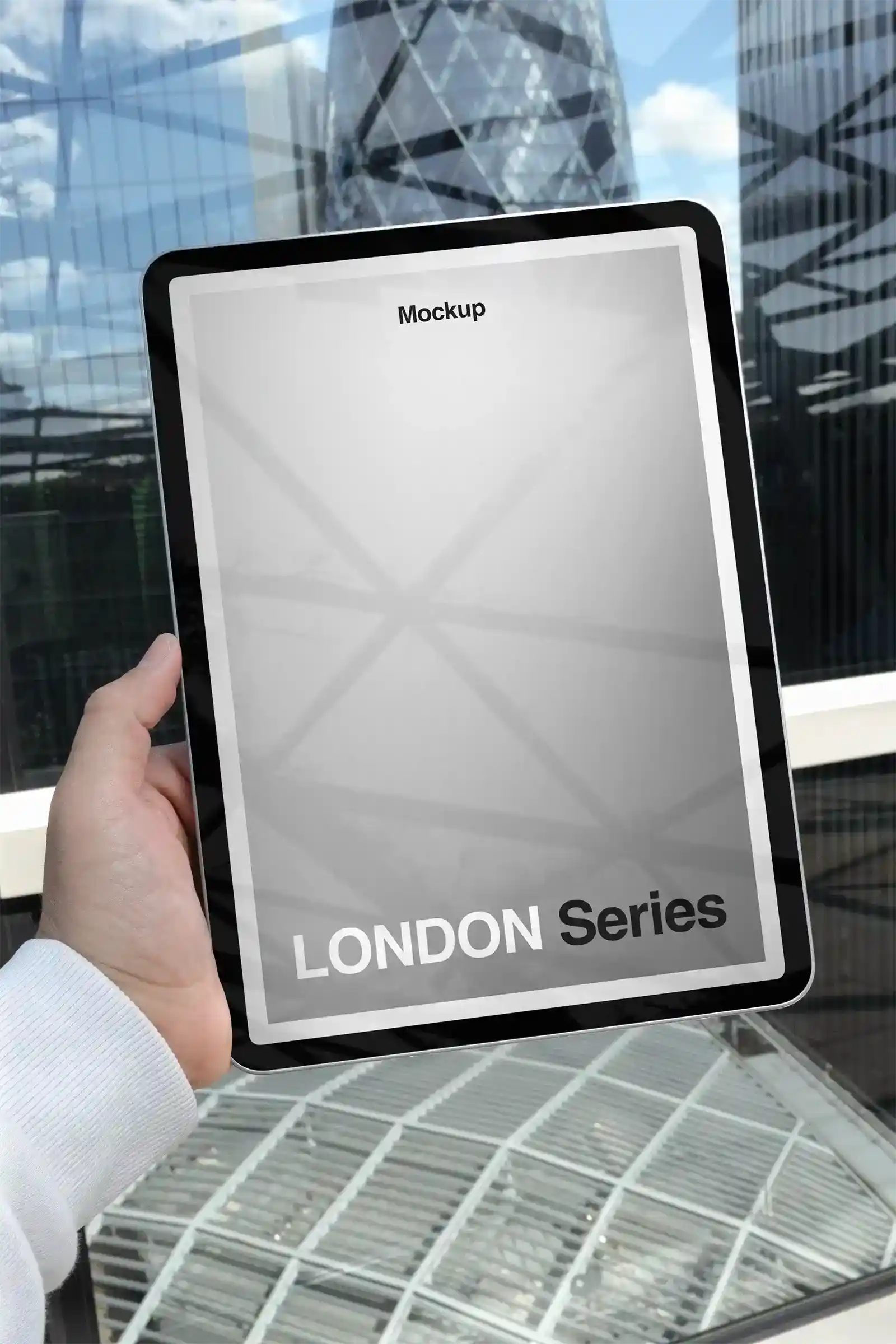 iPad mockup in London, UK. Tablet Mockup.