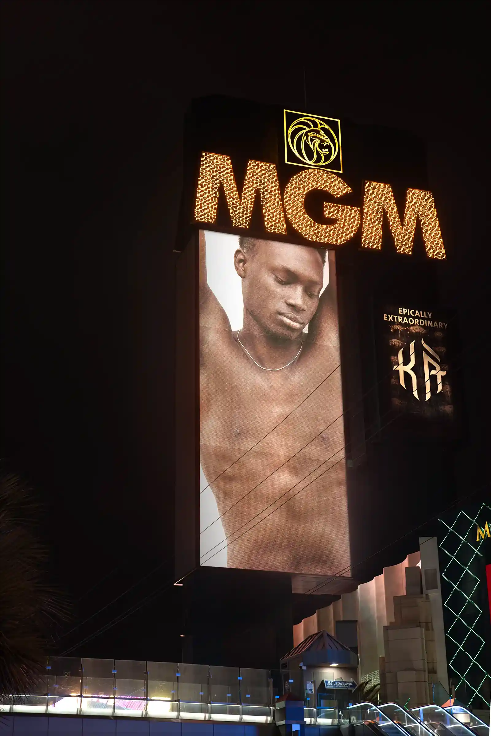 MGM Grand Casino, Las Vegas Billboard Mockup, USA | US23WEST0576 - Brandacle