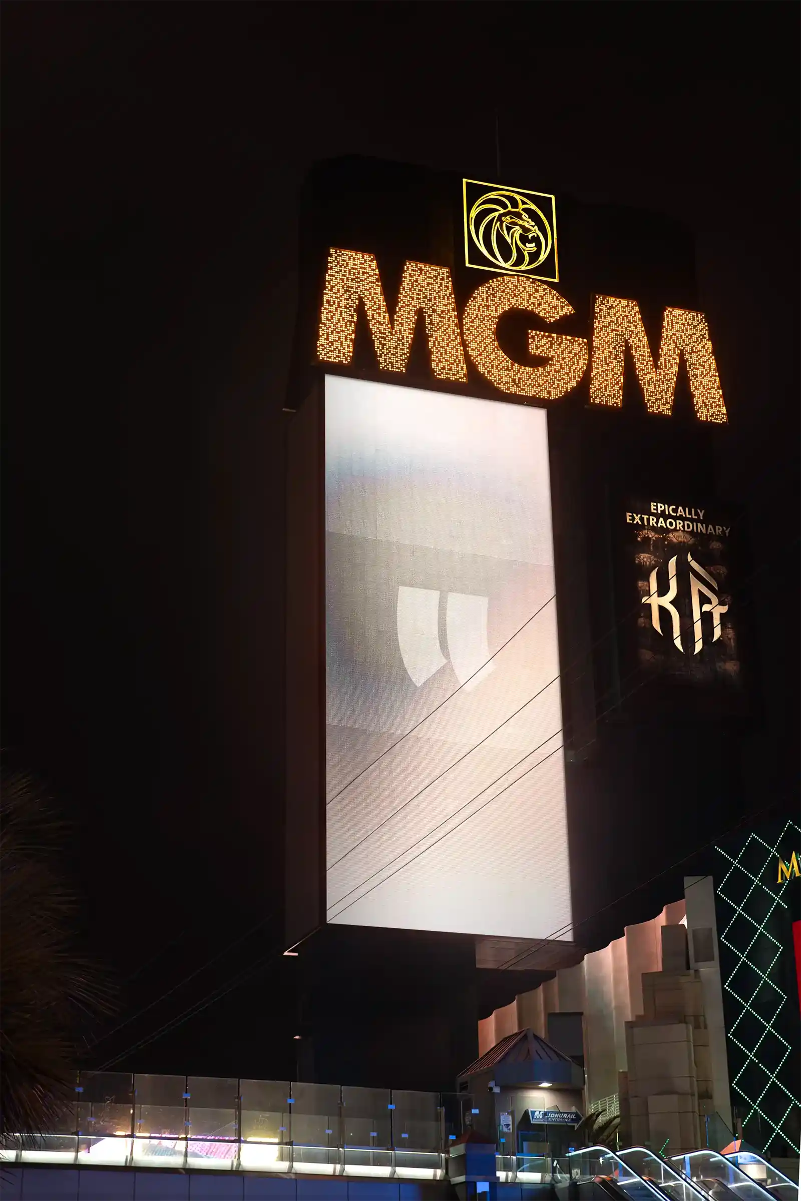 MGM Grand Casino, Las Vegas Billboard Mockup, USA | US23WEST0576 - Brandacle