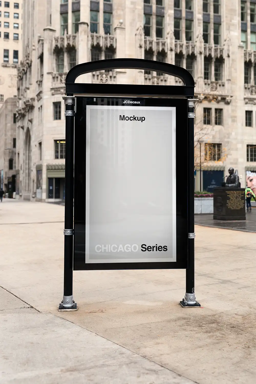 Billboard mockup in Chicago. © BRANDACLE MOCKUPS 2026. 