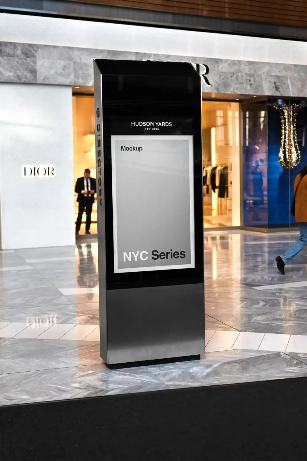 Poster Mockup in New York, Manhattan, © BRANDACLE MOCKUPS 2026. 
