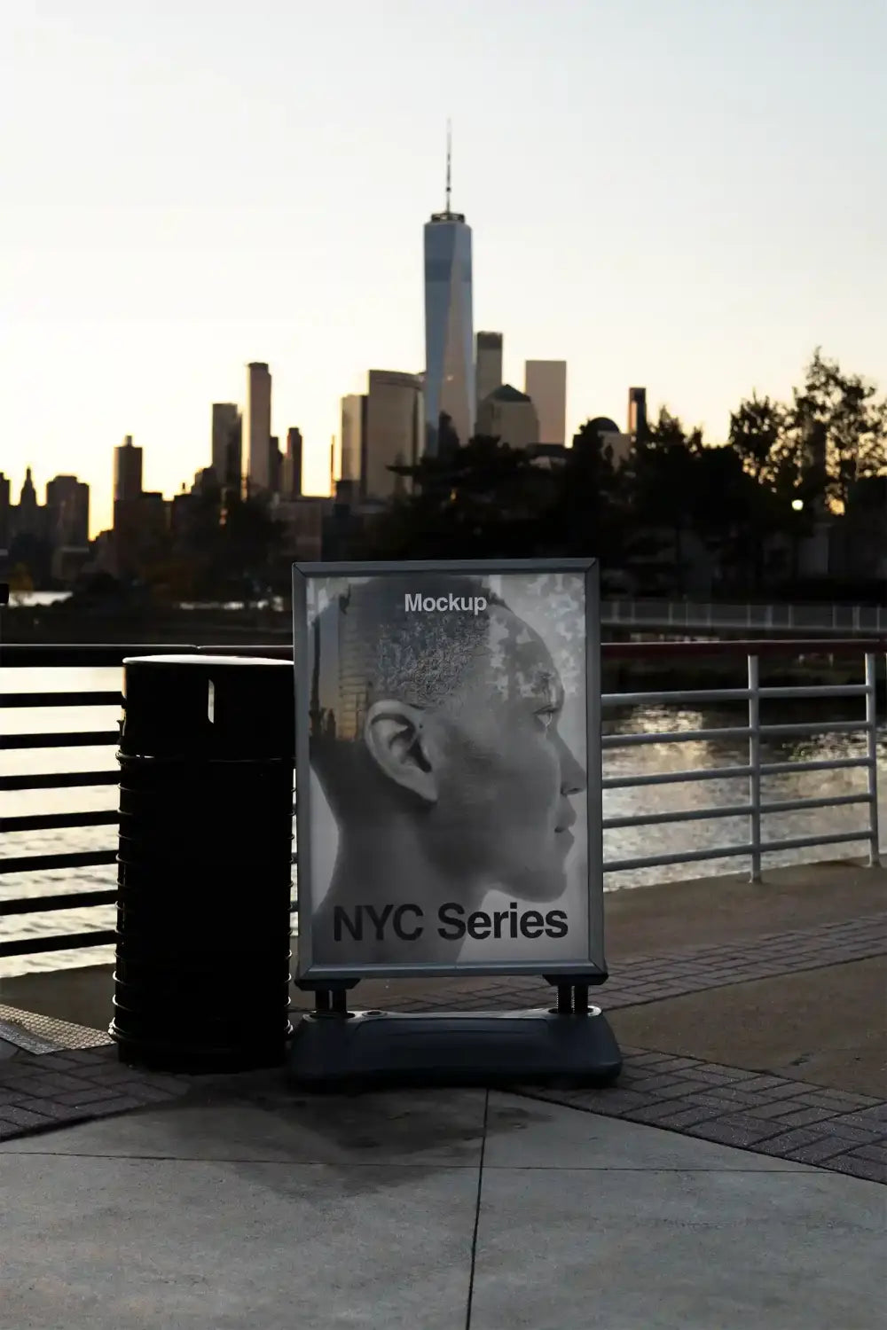 Poster mockup in Manhattan, New York. © BRANDACLE MOCKUPS 2026. 